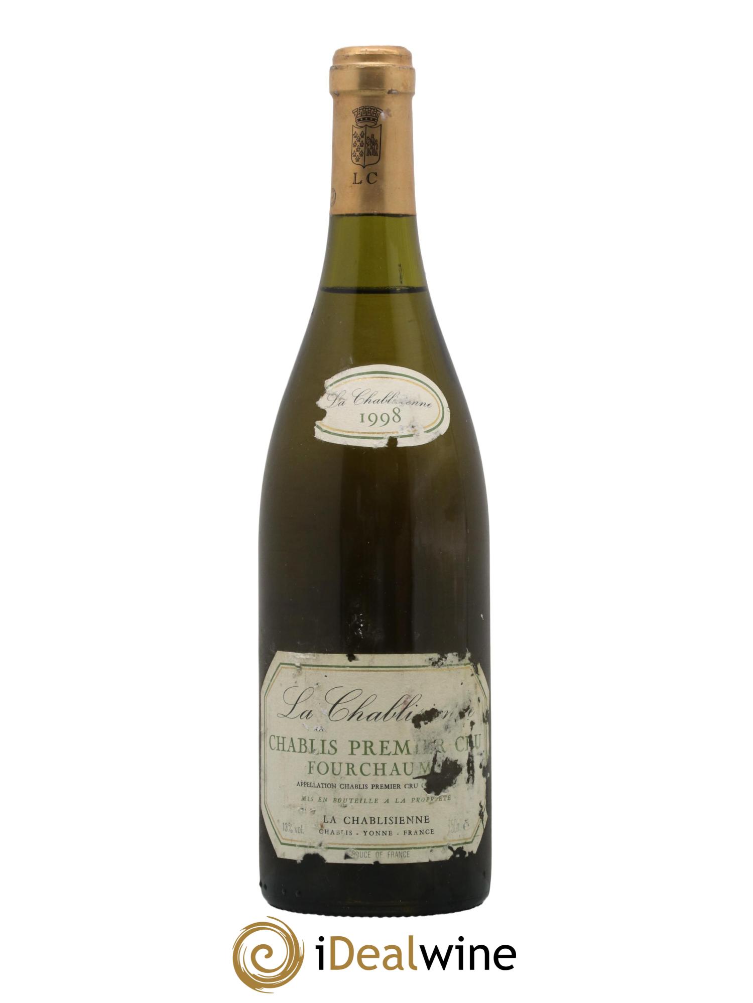 Chablis 1er Cru Fourchaume La Chablisienne 1998 - Lot de 1 bouteille - 0
