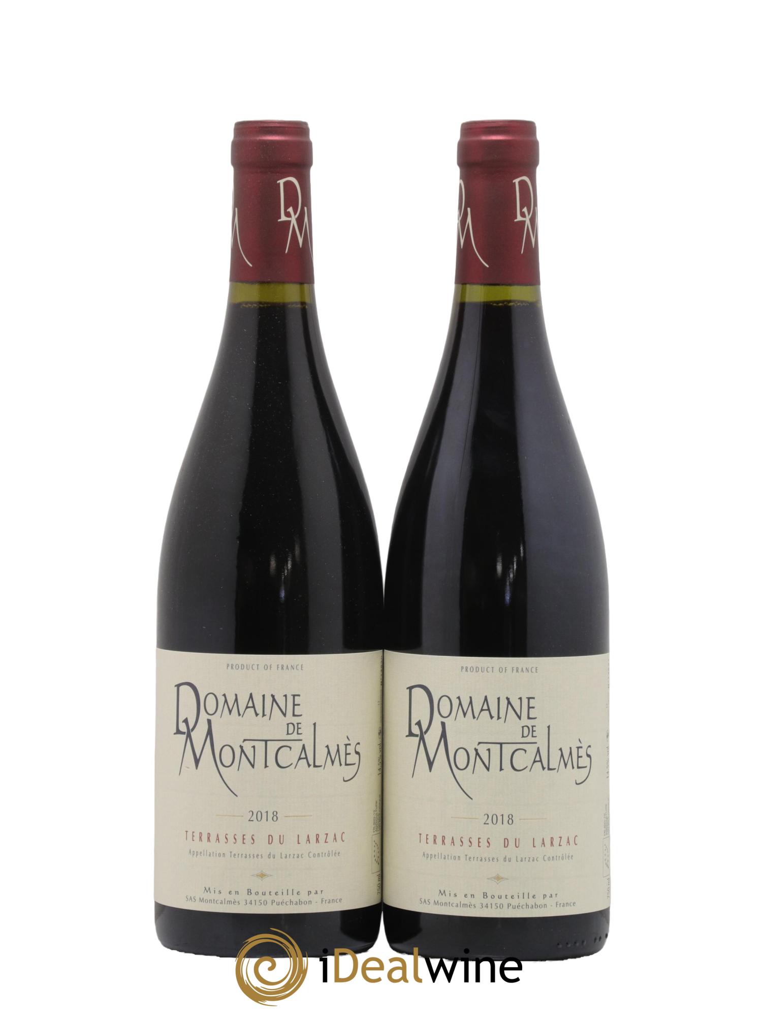 Terrasses du Larzac Domaine de Montcalmès Frédéric Pourtalié 2018 - Lot de 2 bouteilles - 0