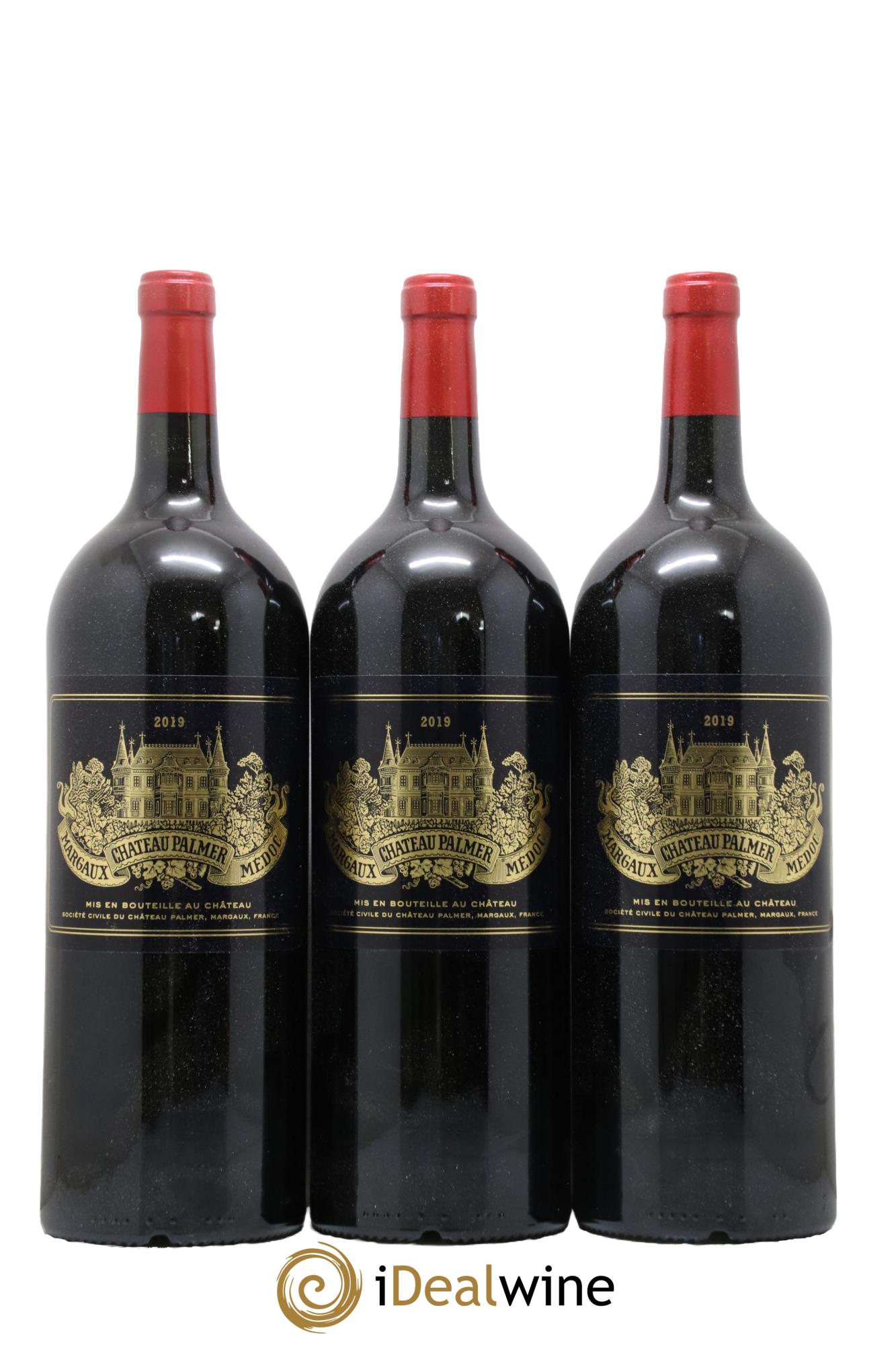 Château Palmer 3ème Grand Cru Classé  2019 - Lot of 3 magnums - 0