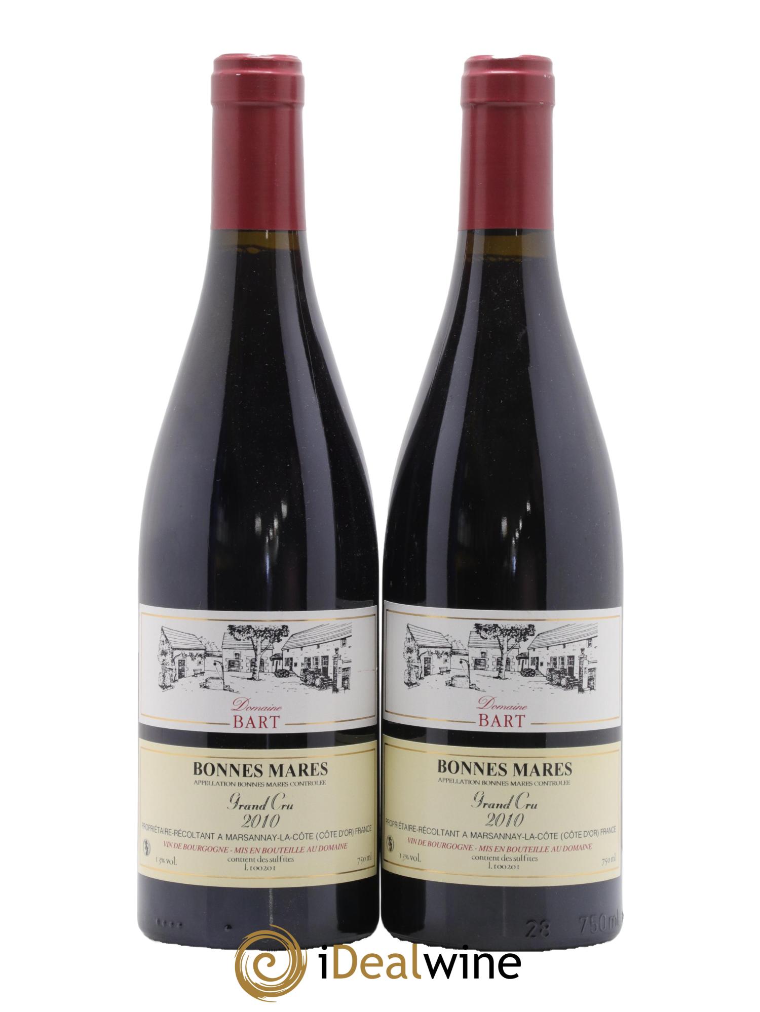 Bonnes-Mares Grand Cru Bart (Domaine) 2010 - Lotto di 2 bottiglie - 0