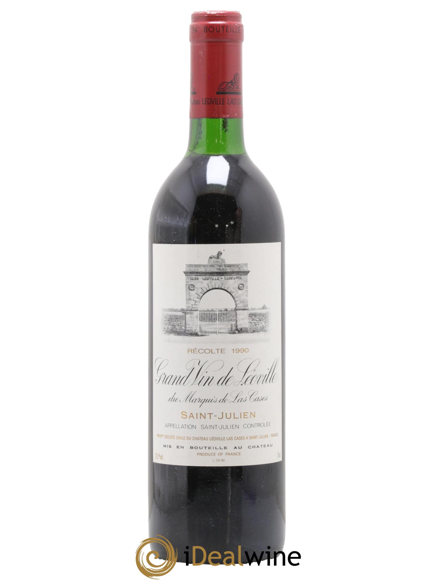 Château Léoville Las Cases 2ème Grand Cru Classé 1990 - Lot de 1 bouteille - 0