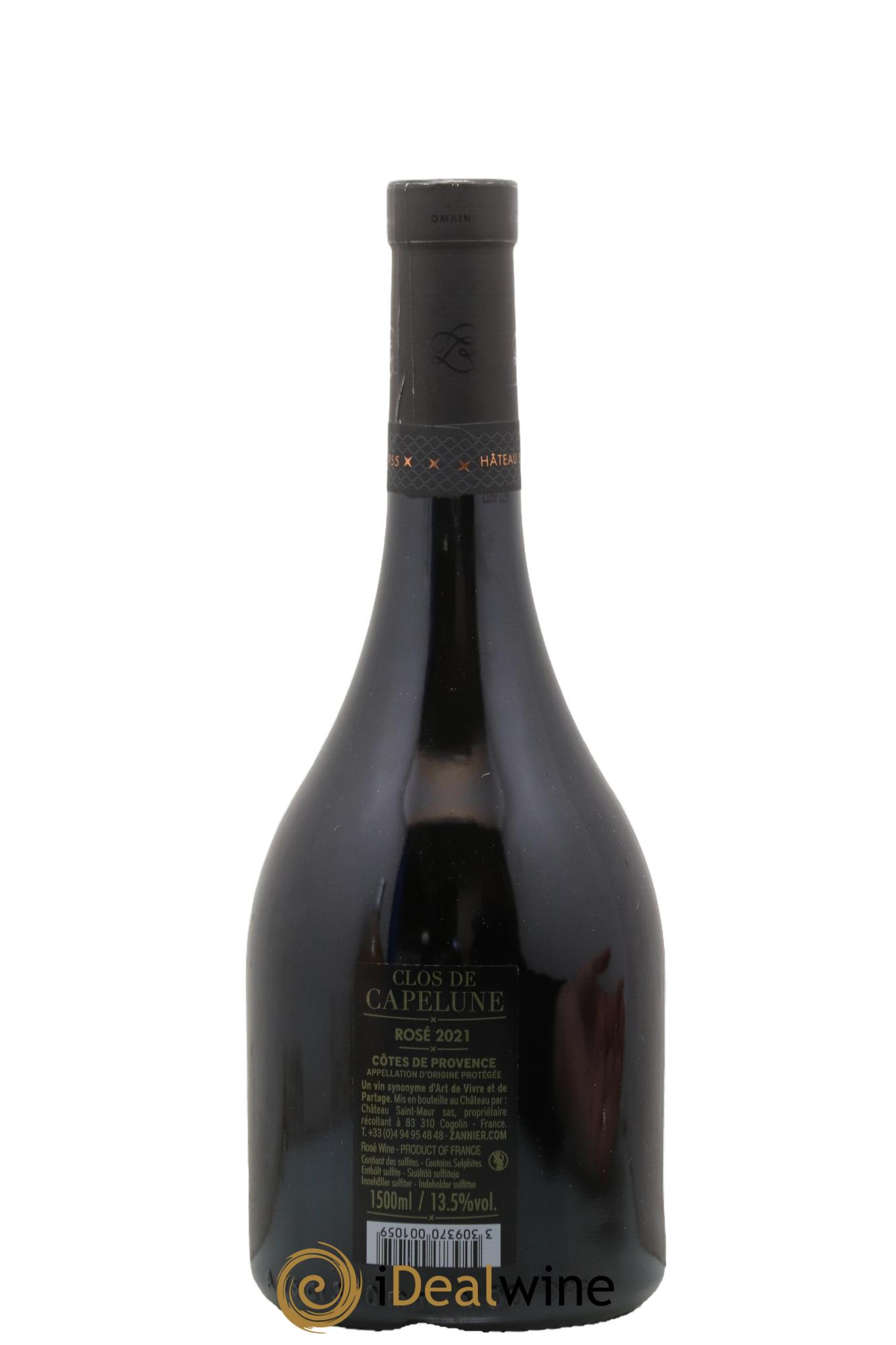 Côtes de Provence Clos de Capelune Château Saint-Maur 2021 - Lotto di 1 bottiglia - 1