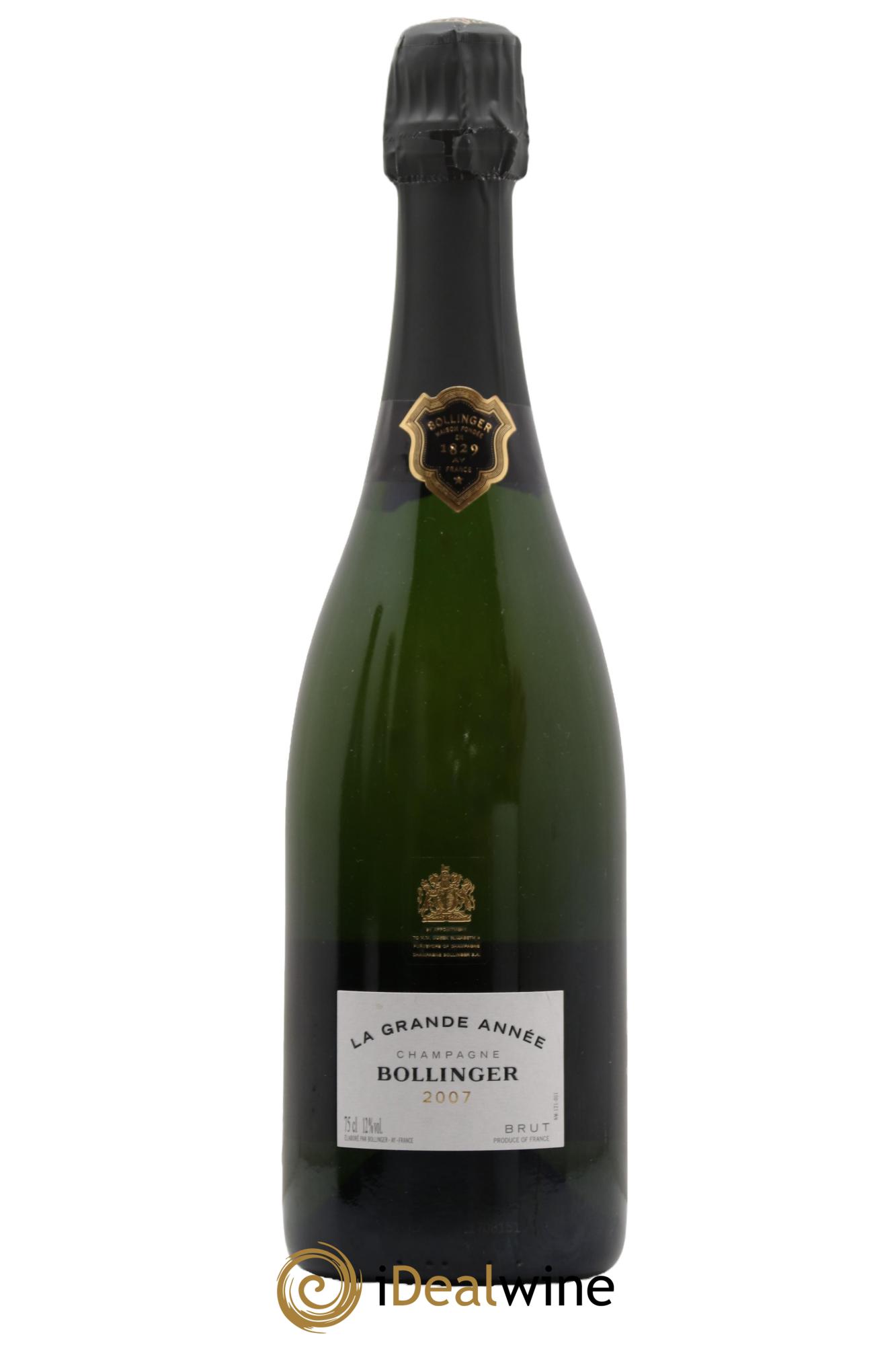 Grande Année Brut Bollinger 2007 - Lot of 1 bottle - 0