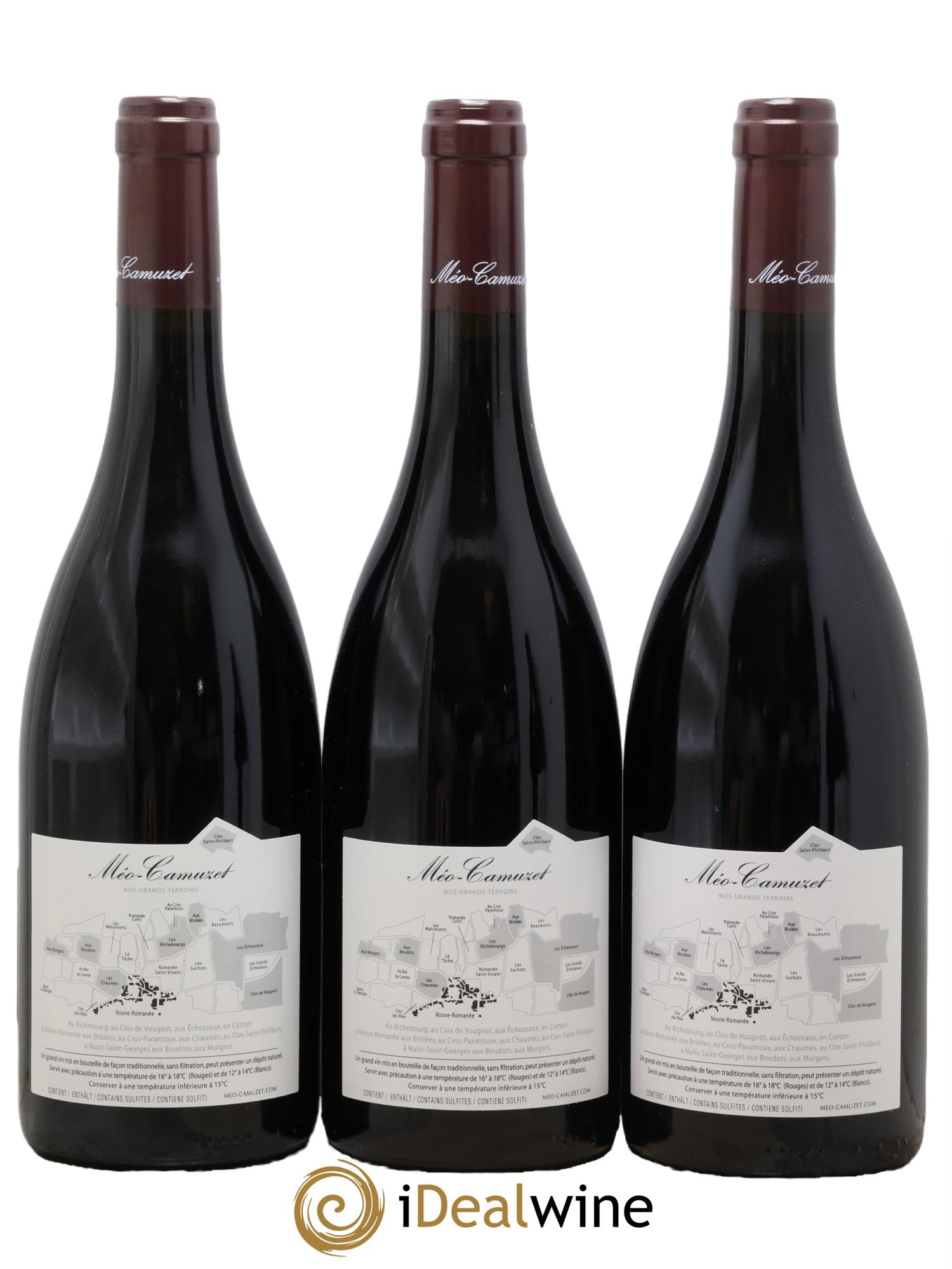 Clos de Vougeot Grand Cru Méo-Camuzet (Domaine) 2020 - Lotto di 3 bottiglie - 1