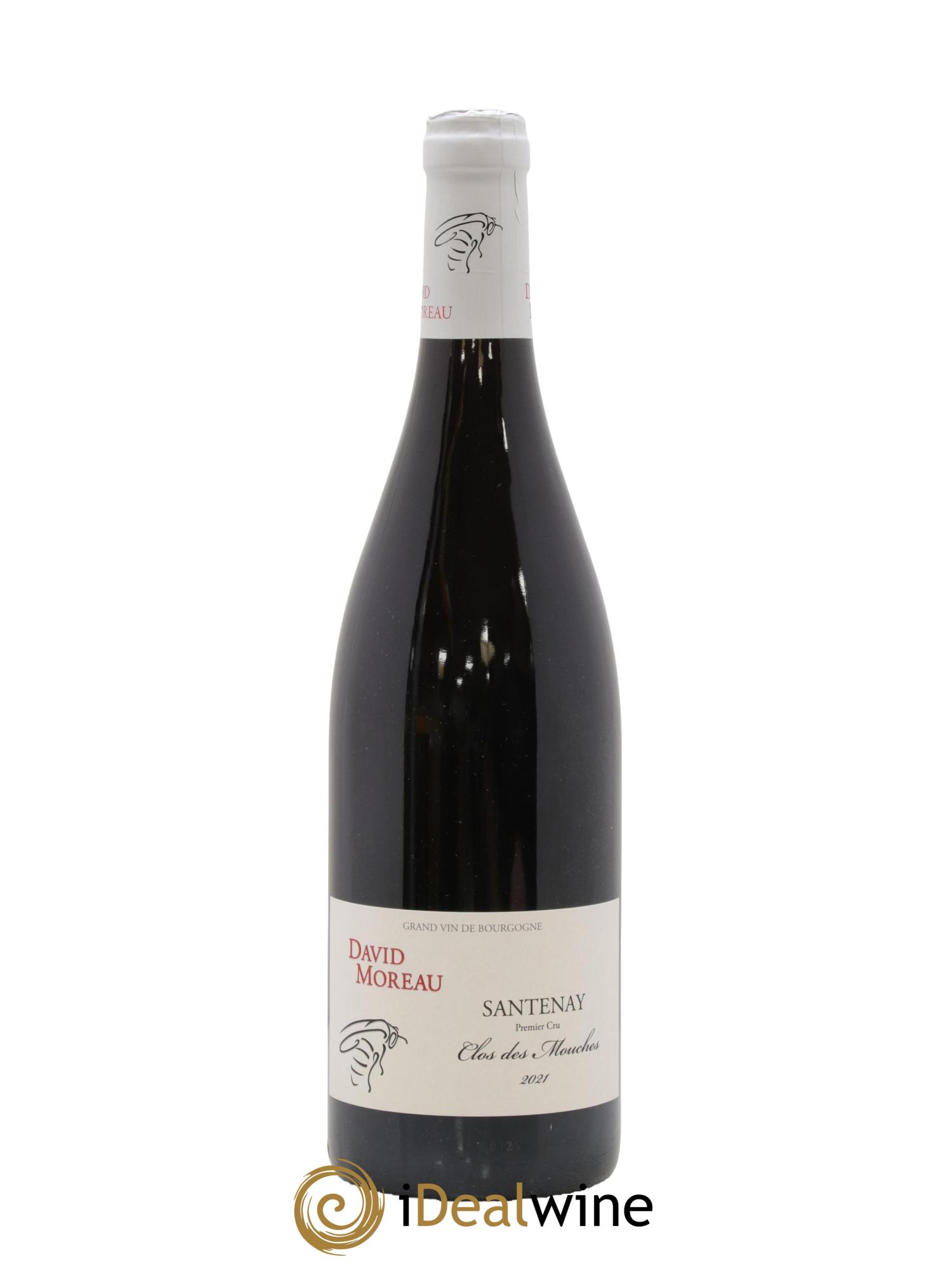 Santenay 1er Cru Clos des Mouches David Moreau  2021 - Lot de 1 bouteille - 0