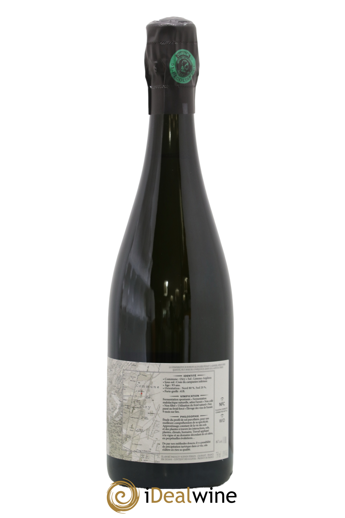 Oiry La Cocluette Grand Cru Extra-Brut Suenen 2018 - Lot de 1 bouteille - 1