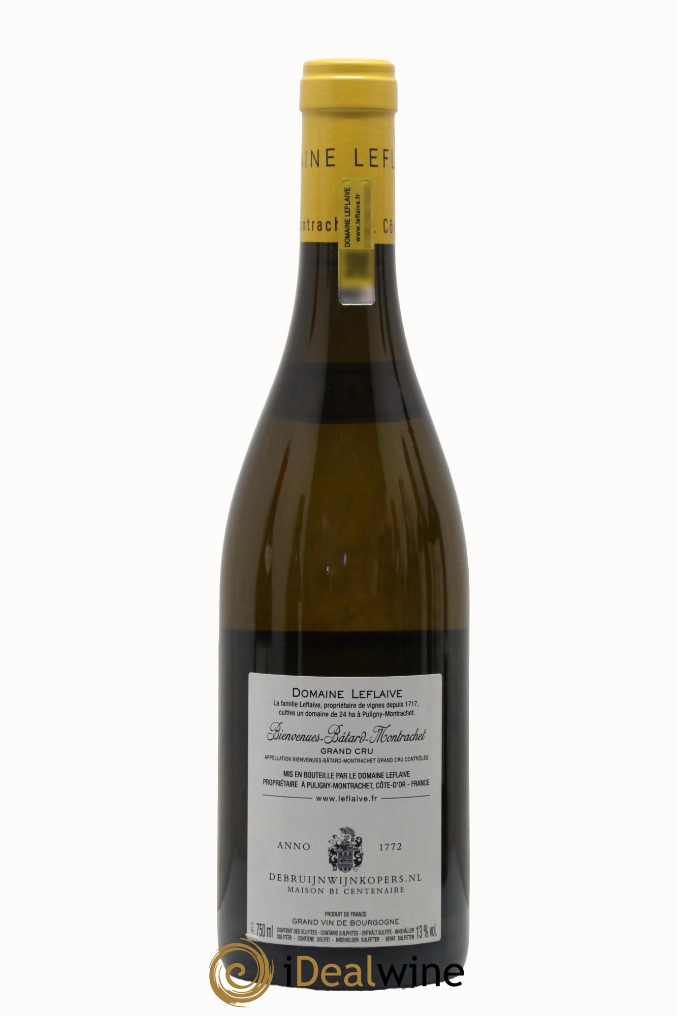 Bienvenues-Bâtard-Montrachet Grand Cru Leflaive (Domaine) 2017 - Lot de 1 bouteille - 1