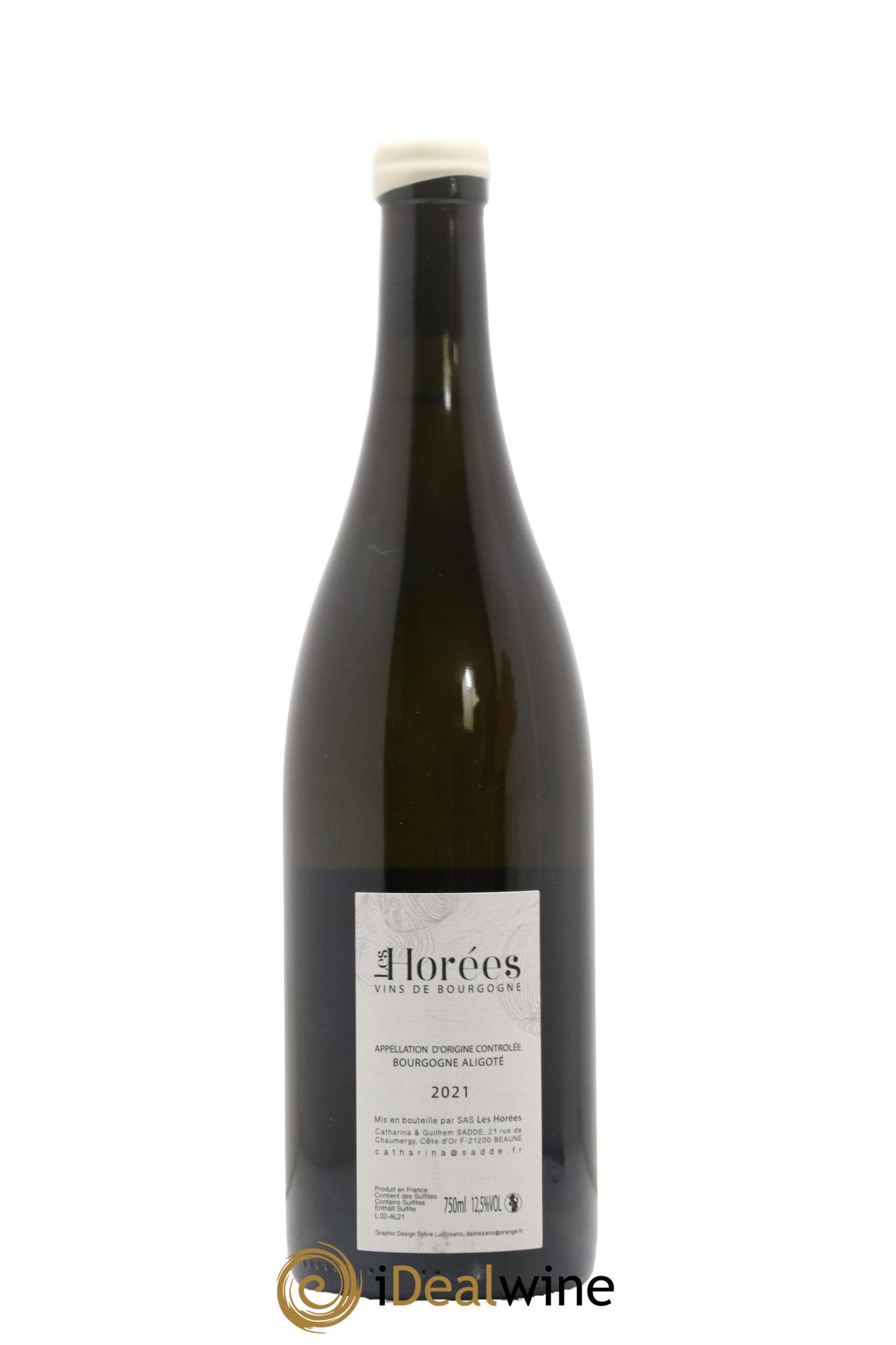 Bourgogne Aligoté En Coulezain Les Horées 2021 - Posten von 1 Flasche - 1