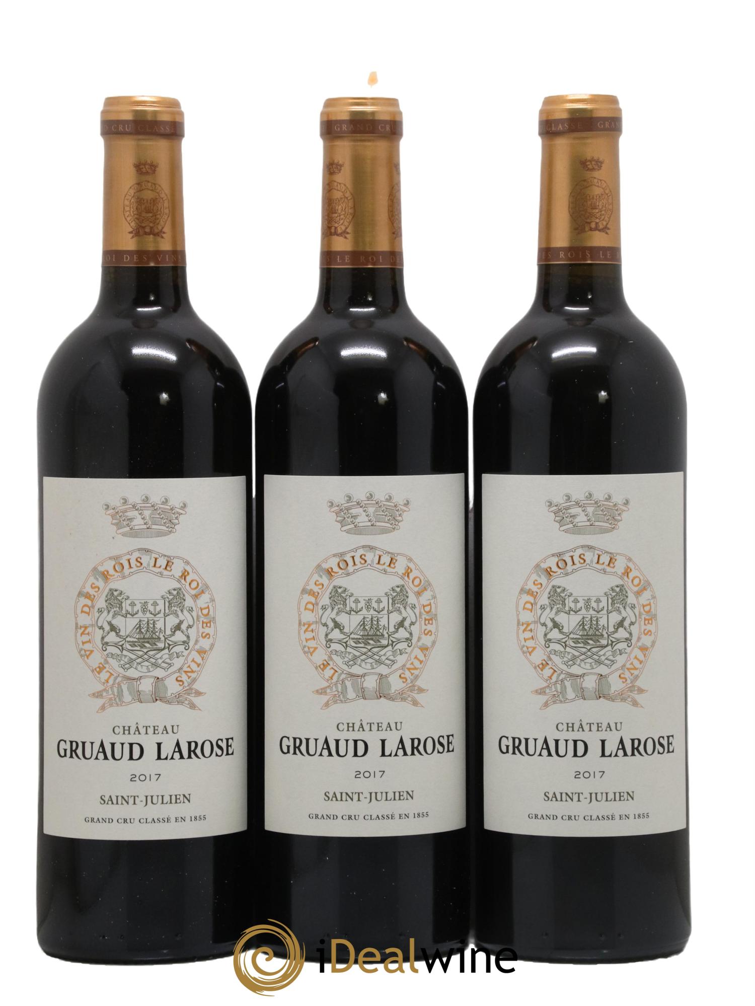 Château Gruaud Larose 2ème Grand Cru Classé 2017 - Lot de 3 bouteilles - 0