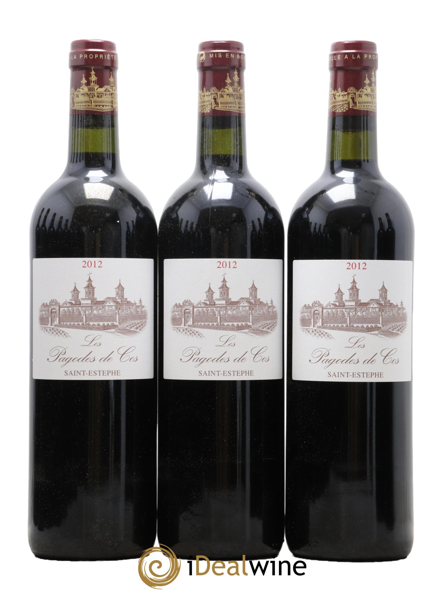 Les Pagodes de Cos Second Vin 2012 - Lot of 12 bottles - 1