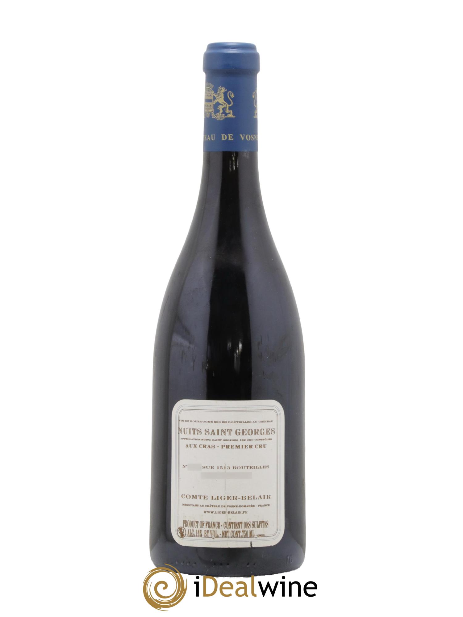 Nuits-Saint-Georges 1er Cru Aux Cras Comte Liger-Belair (Domaine du) 2009 - Lot de 1 bouteille - 1