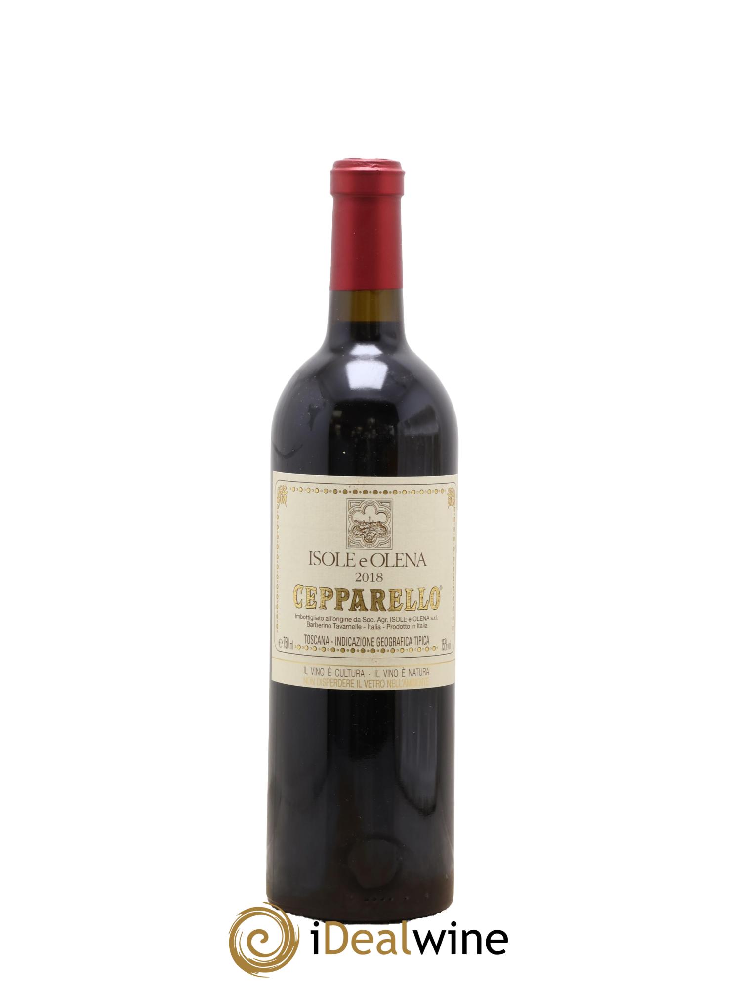 Toscana IGT Cepparello Isole e olena 2018 - Posten von 1 Flasche - 0
