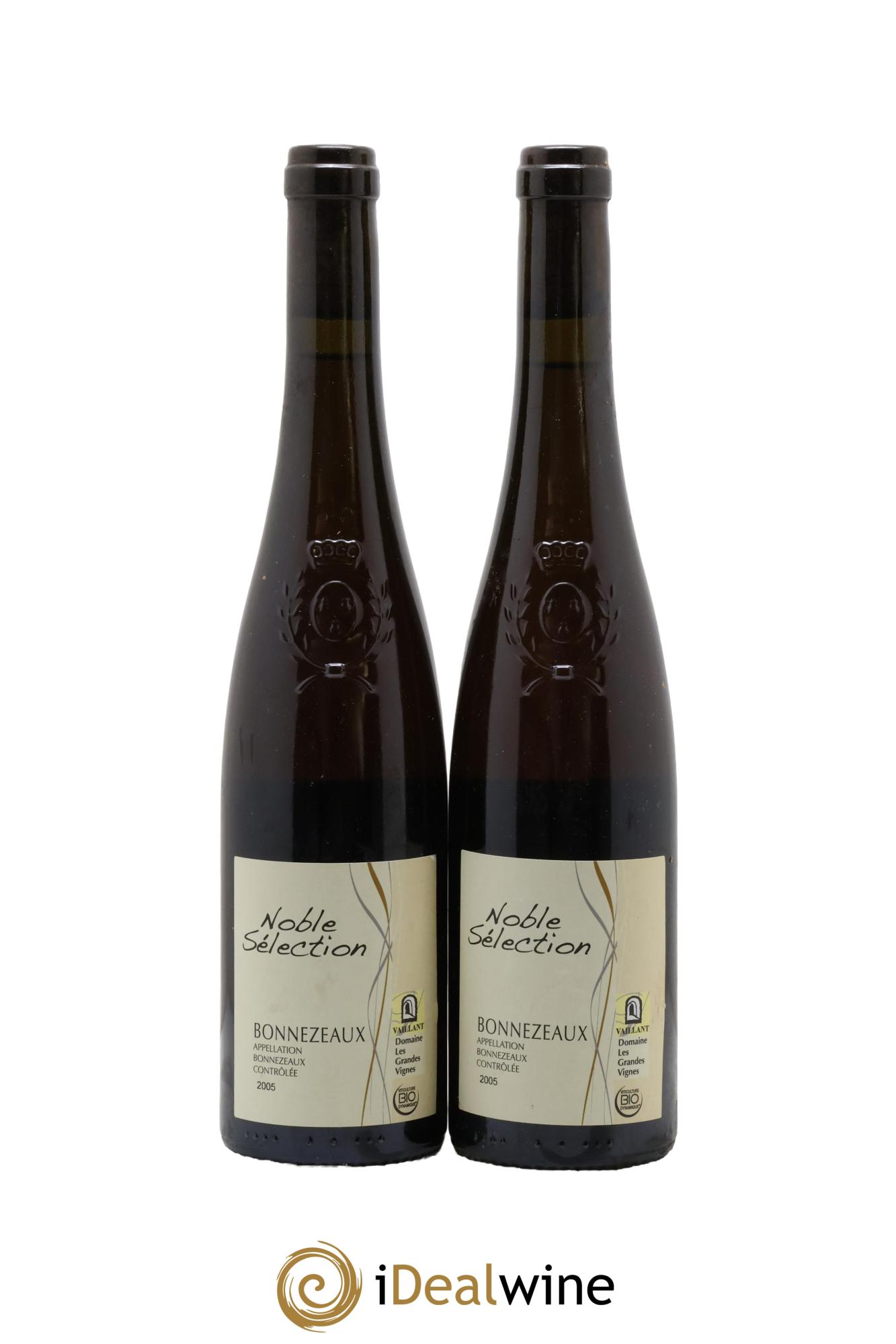 Bonnezeaux Noble Sélection Domaine Les Grandes Vignes 2005 - Lot de 2 format 50cls - 0