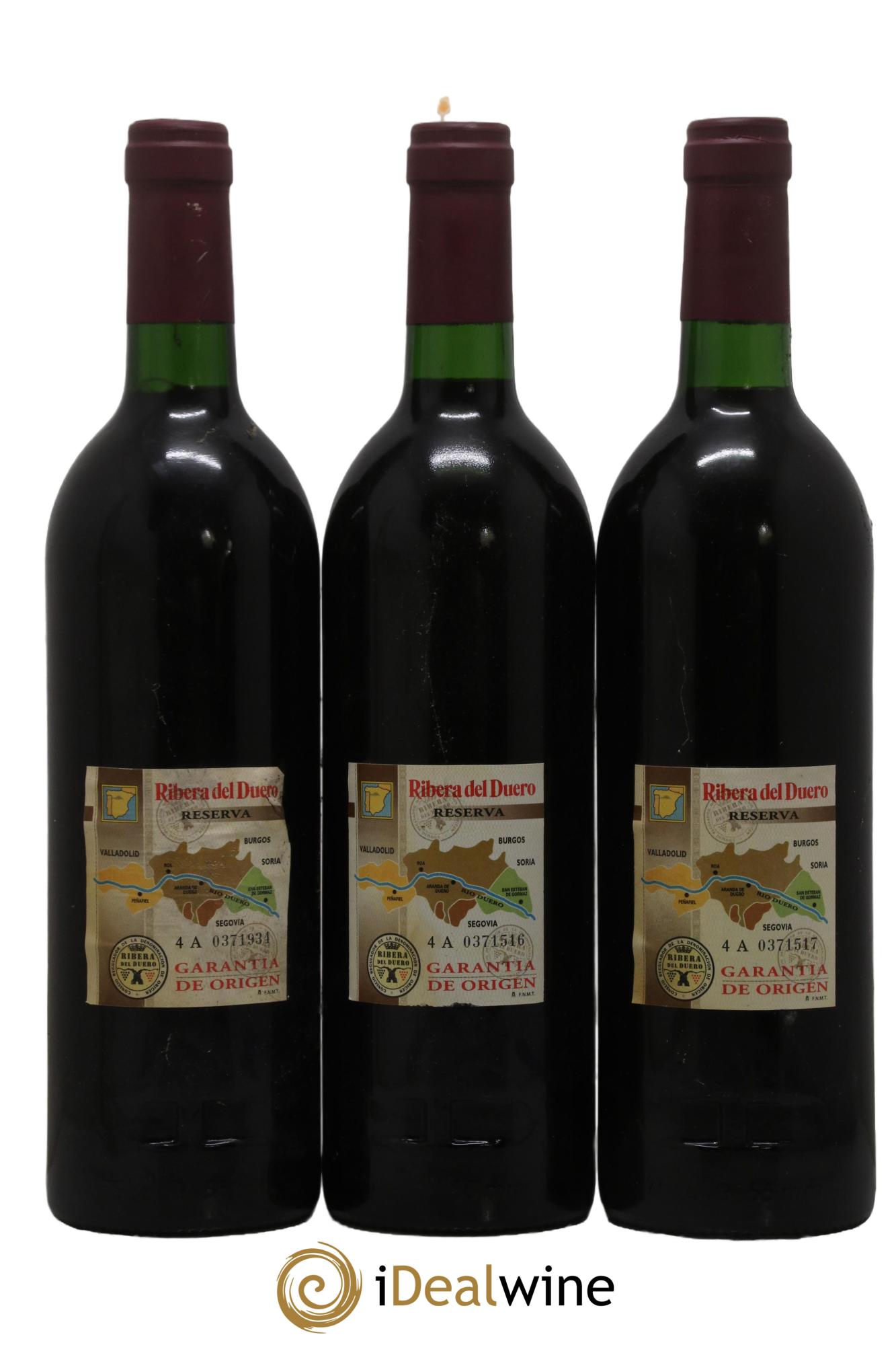 Ribera Del Duero DO Vega Sicilia Valbuena 5 ano Famille Alvarez 1994 - Lotto di 3 bottiglie - 1