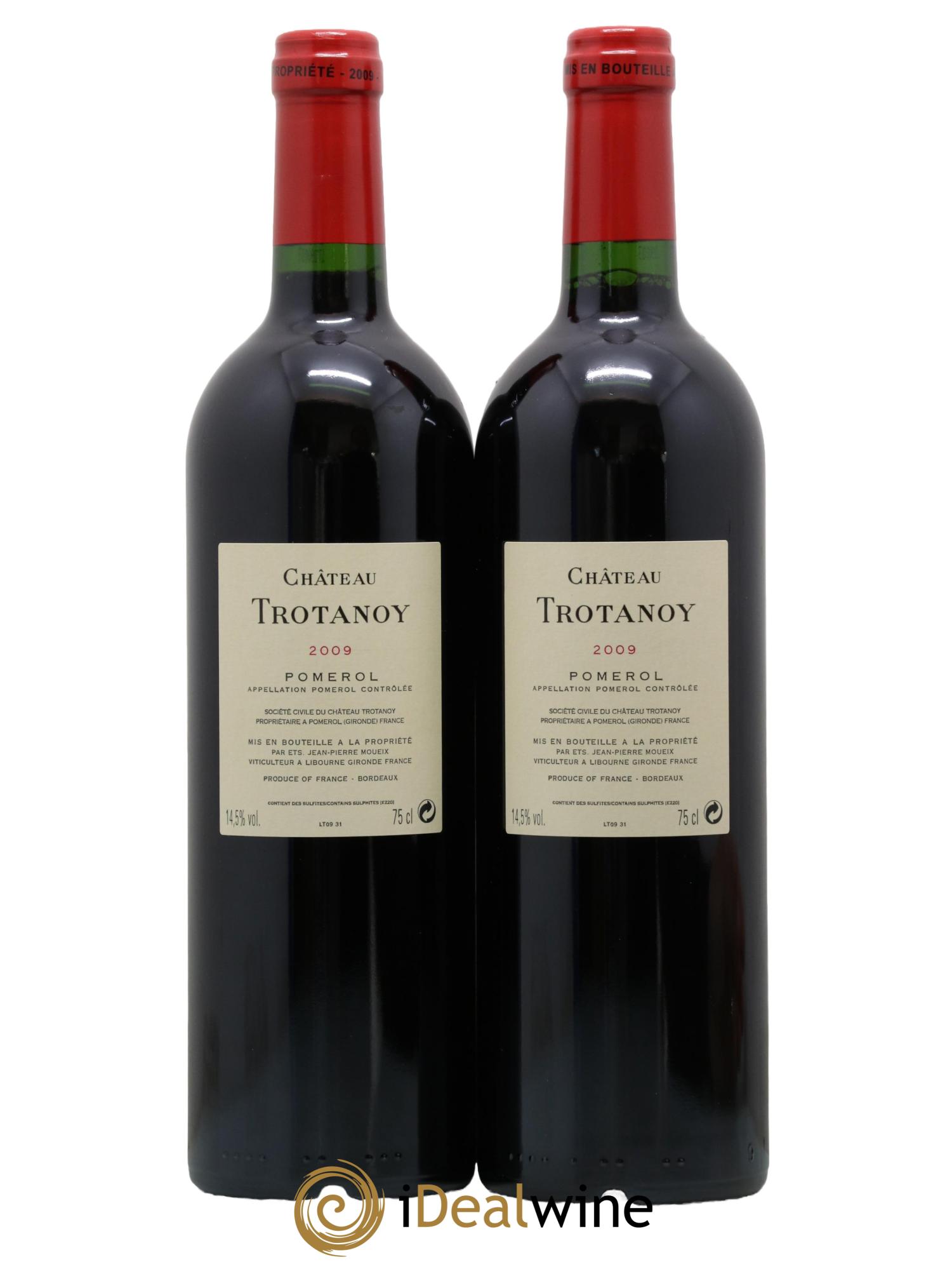 Château Trotanoy 2009 - Posten von 2 Flaschen - 1
