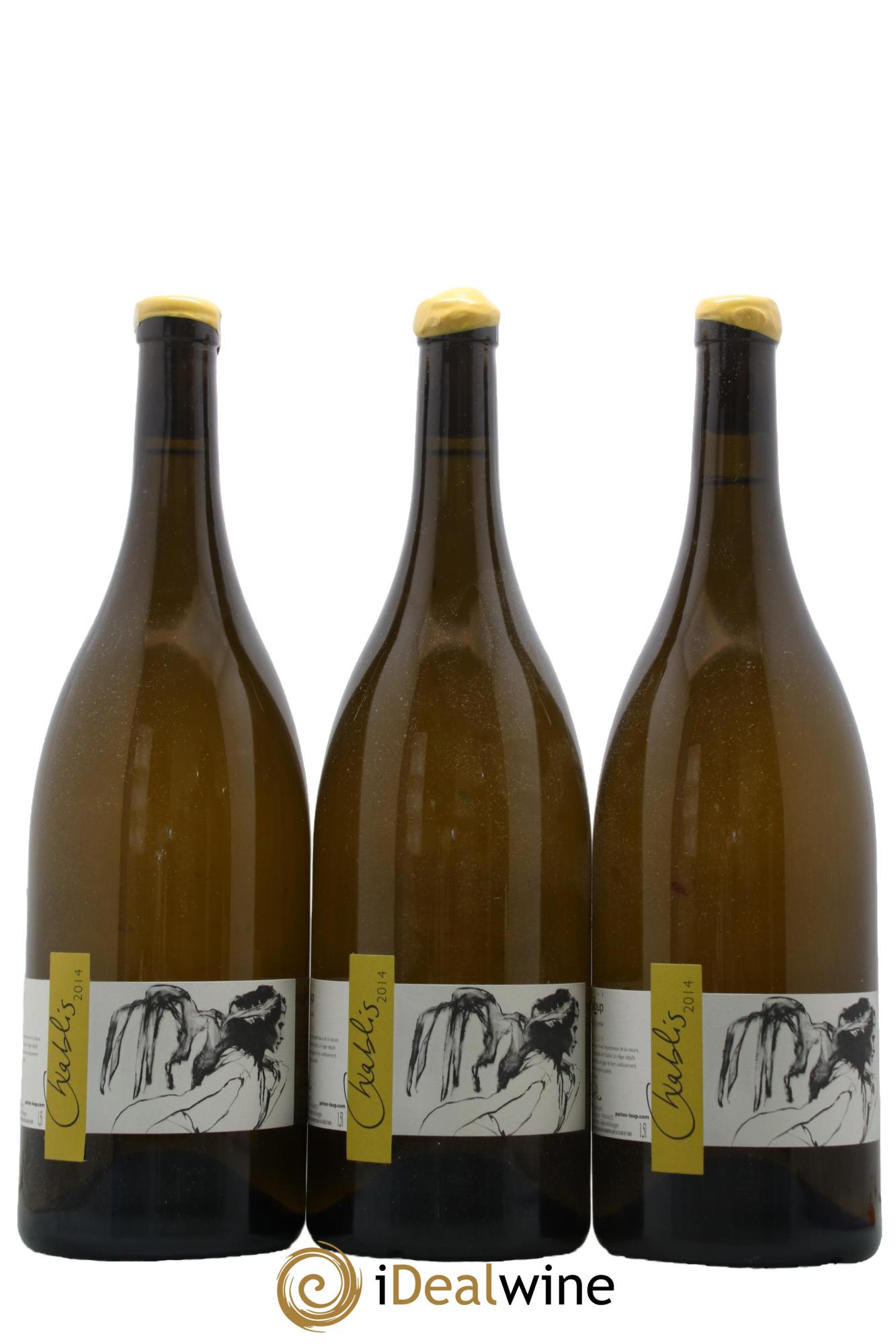 Chablis Vent d'Ange Pattes Loup (Domaine) 2014 - Lot de 3 magnums - 0