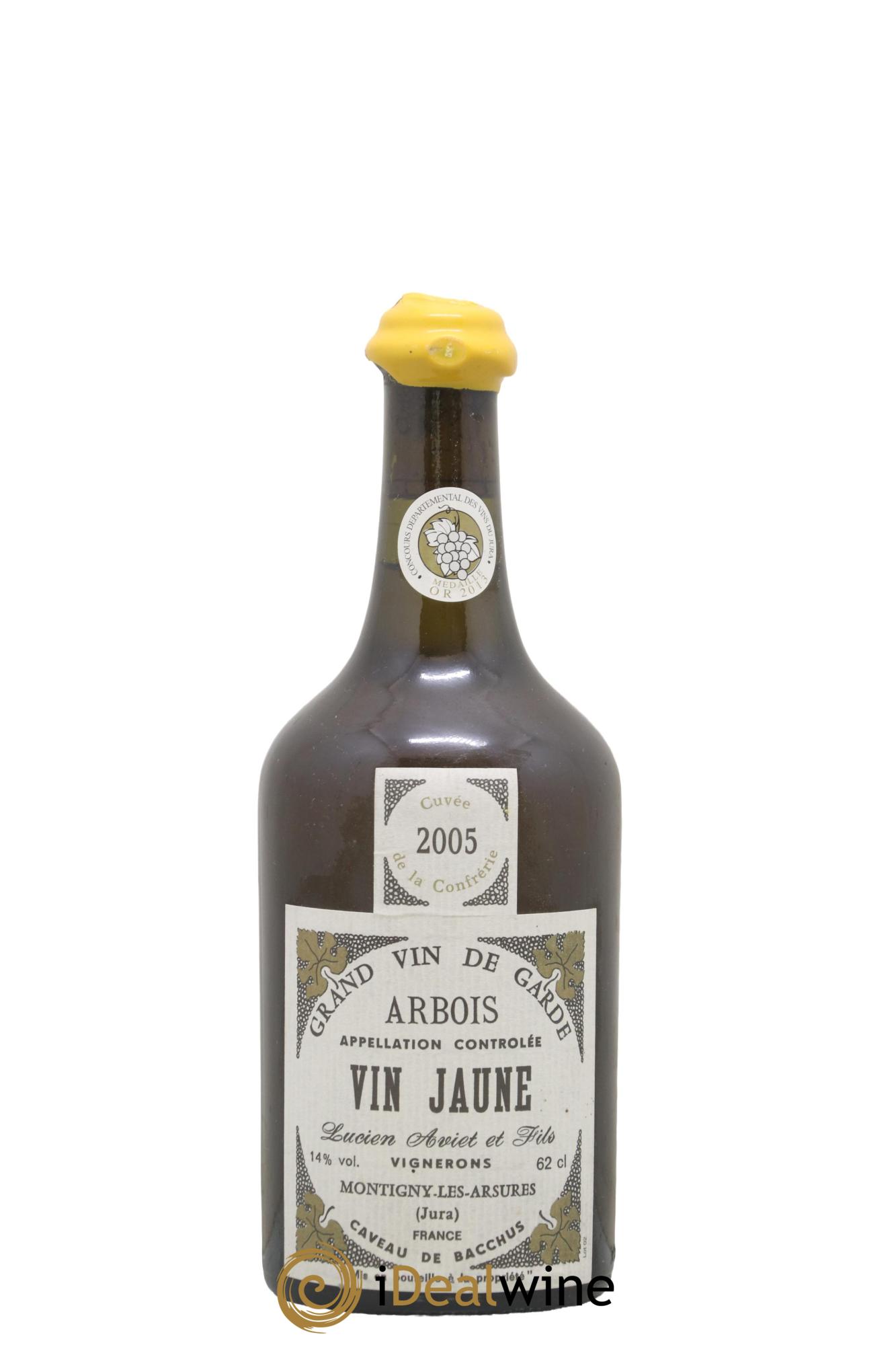 Arbois Vin Jaune Cuvée de la Confrerie Lucien Aviet (Domaine) 2005 - Lot de 1 clavelin - 0