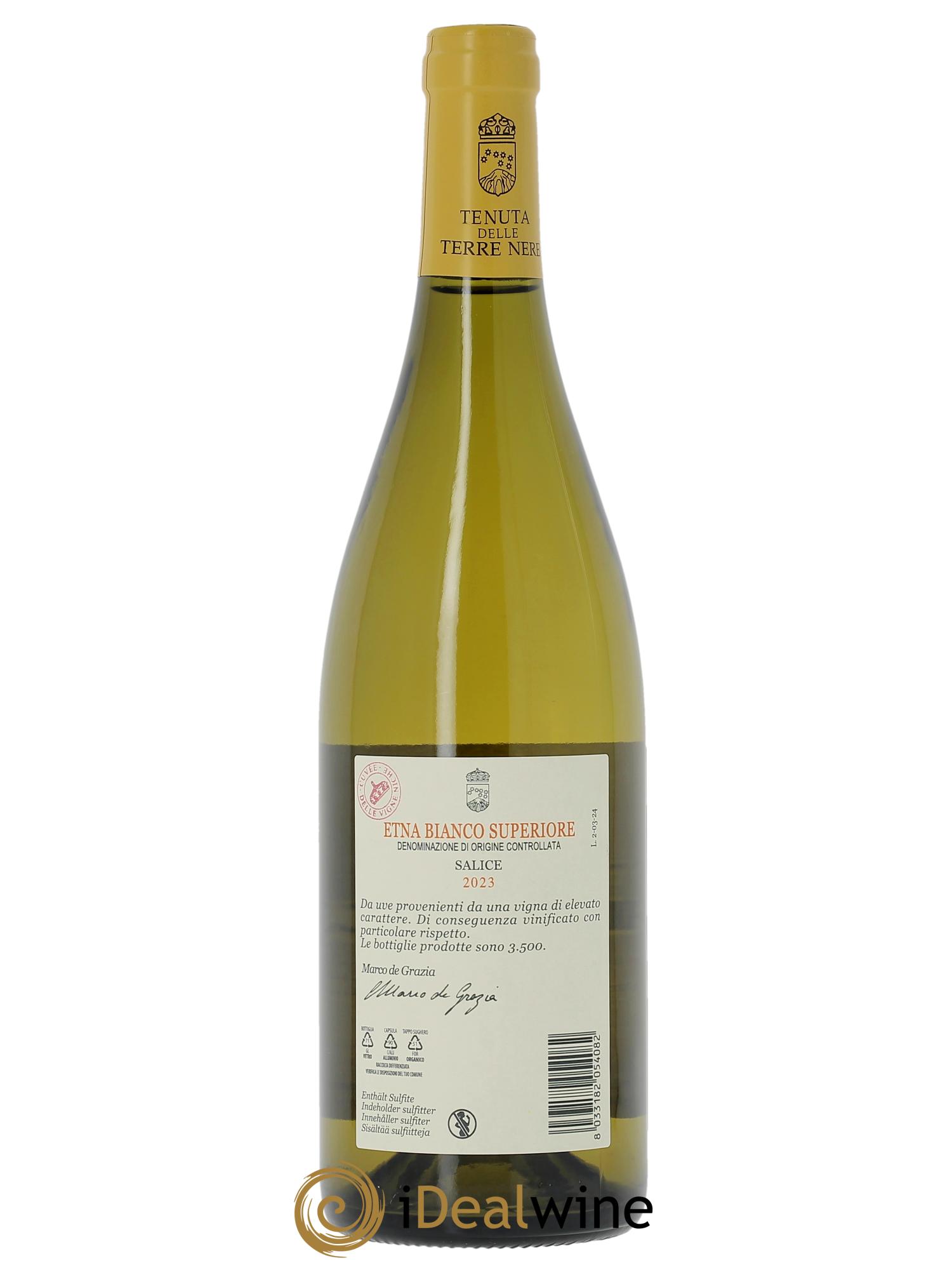Etna Bianco Superiore DOC Tenuta delle Terre Nere Salice  2023 - Lot of 1 bottle - 1