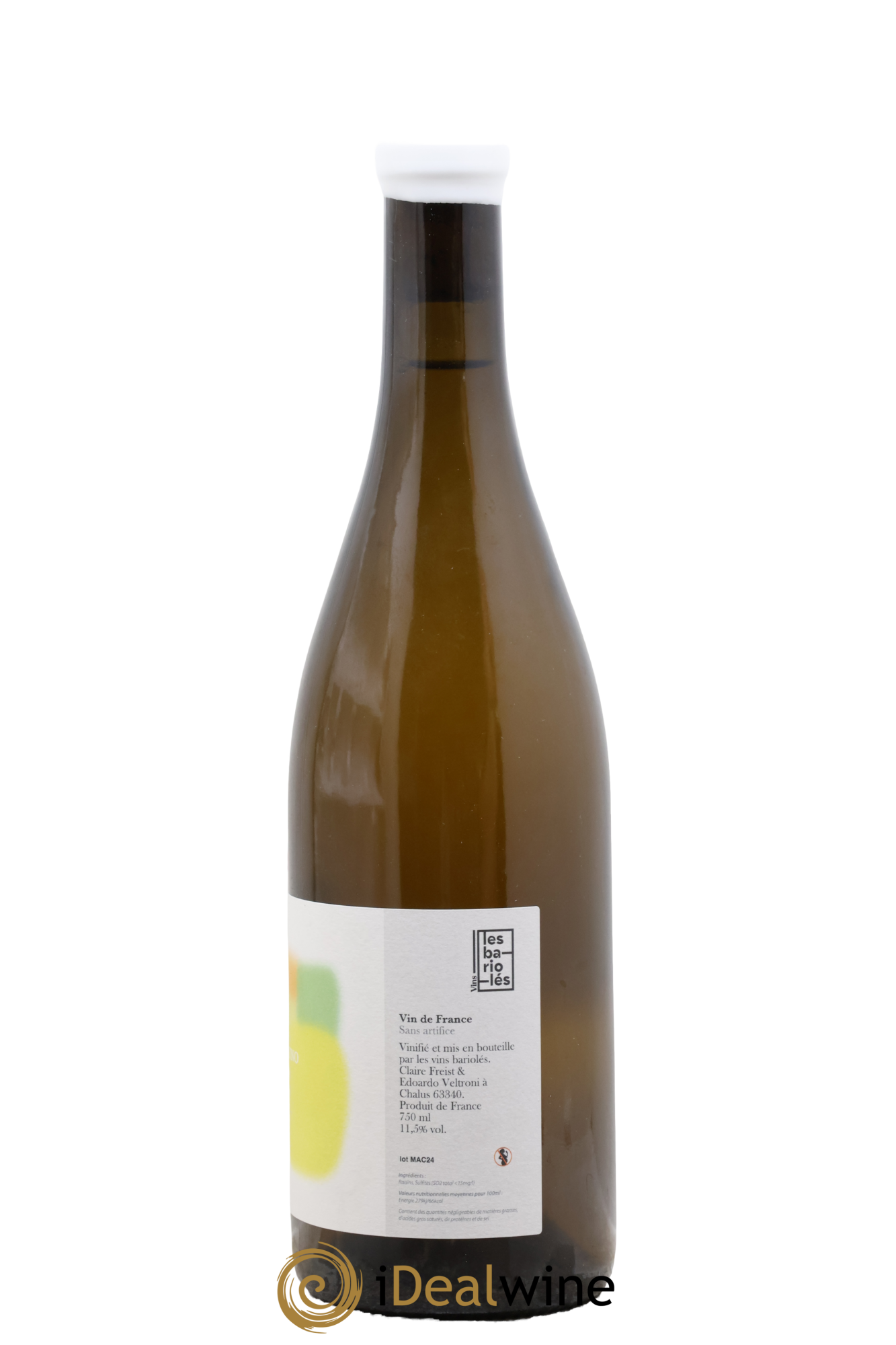 Vin de France Maceratino Les Terres Bariolées 2024 - Lot de 1 bouteille - 1