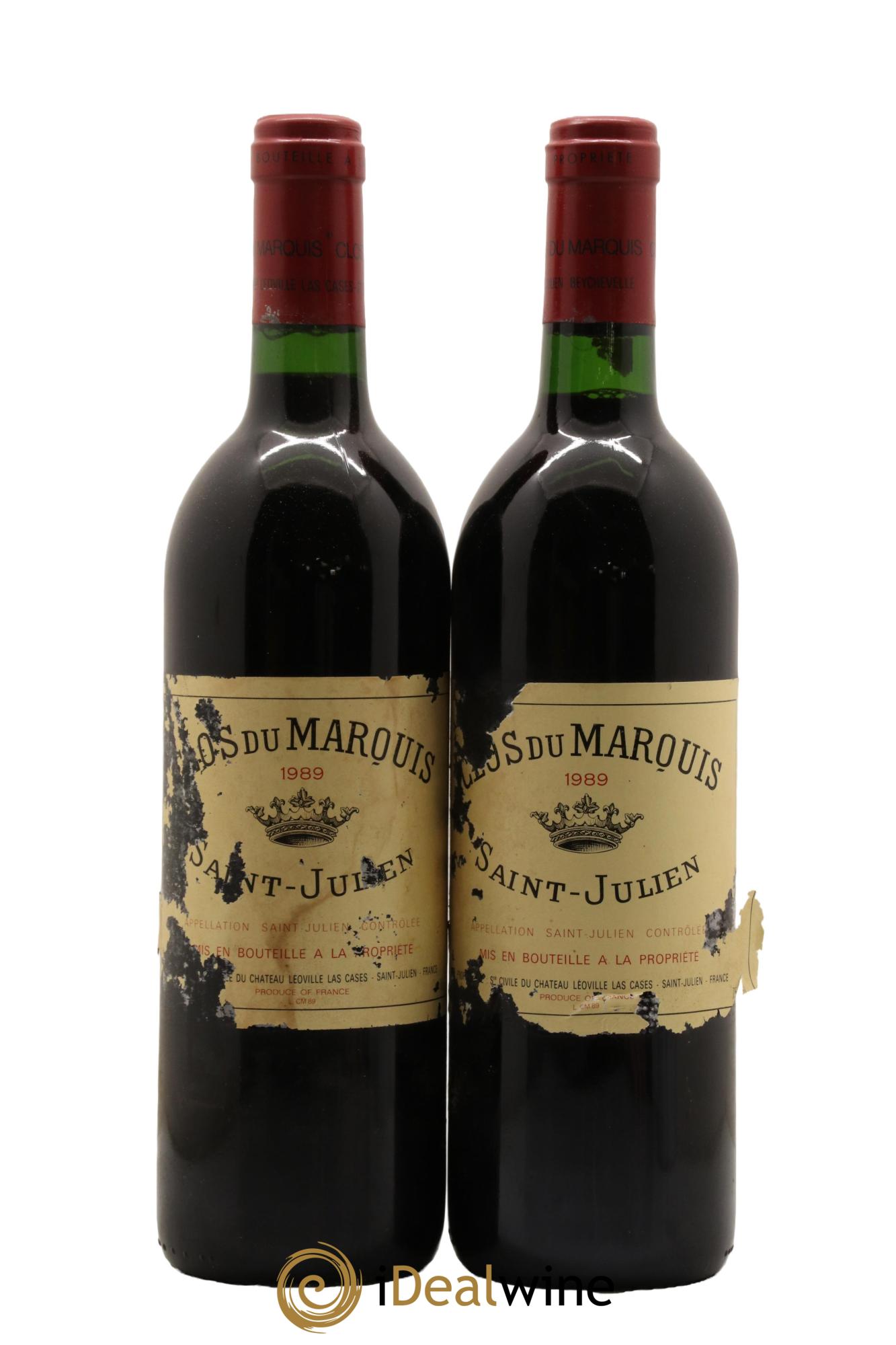 Clos du Marquis 1989 - Lot de 2 bouteilles - 0