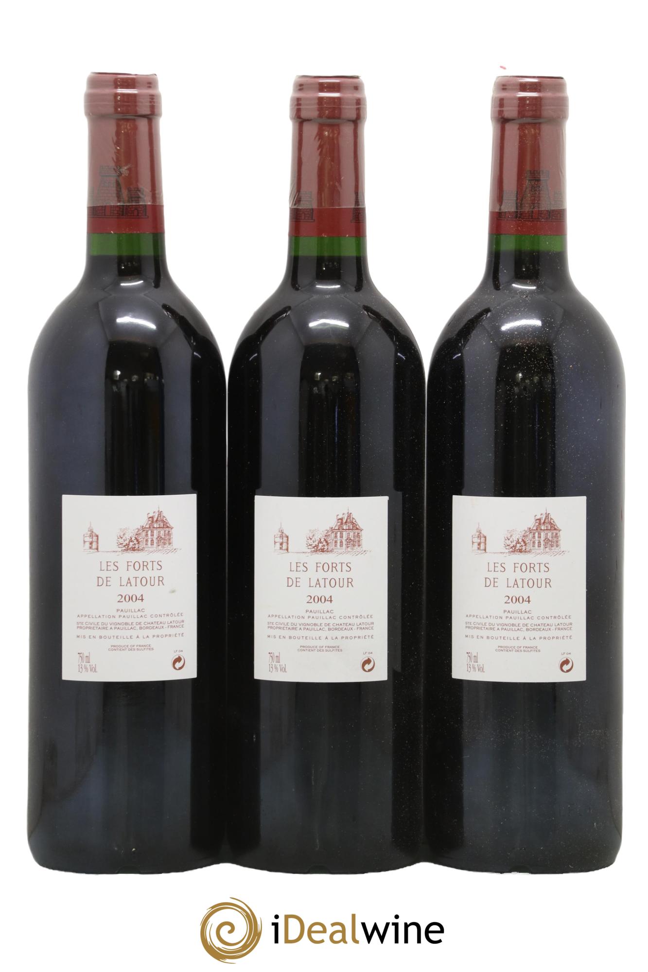 Les Forts de Latour Second Vin 2004 - Lot de 3 bouteilles - 1