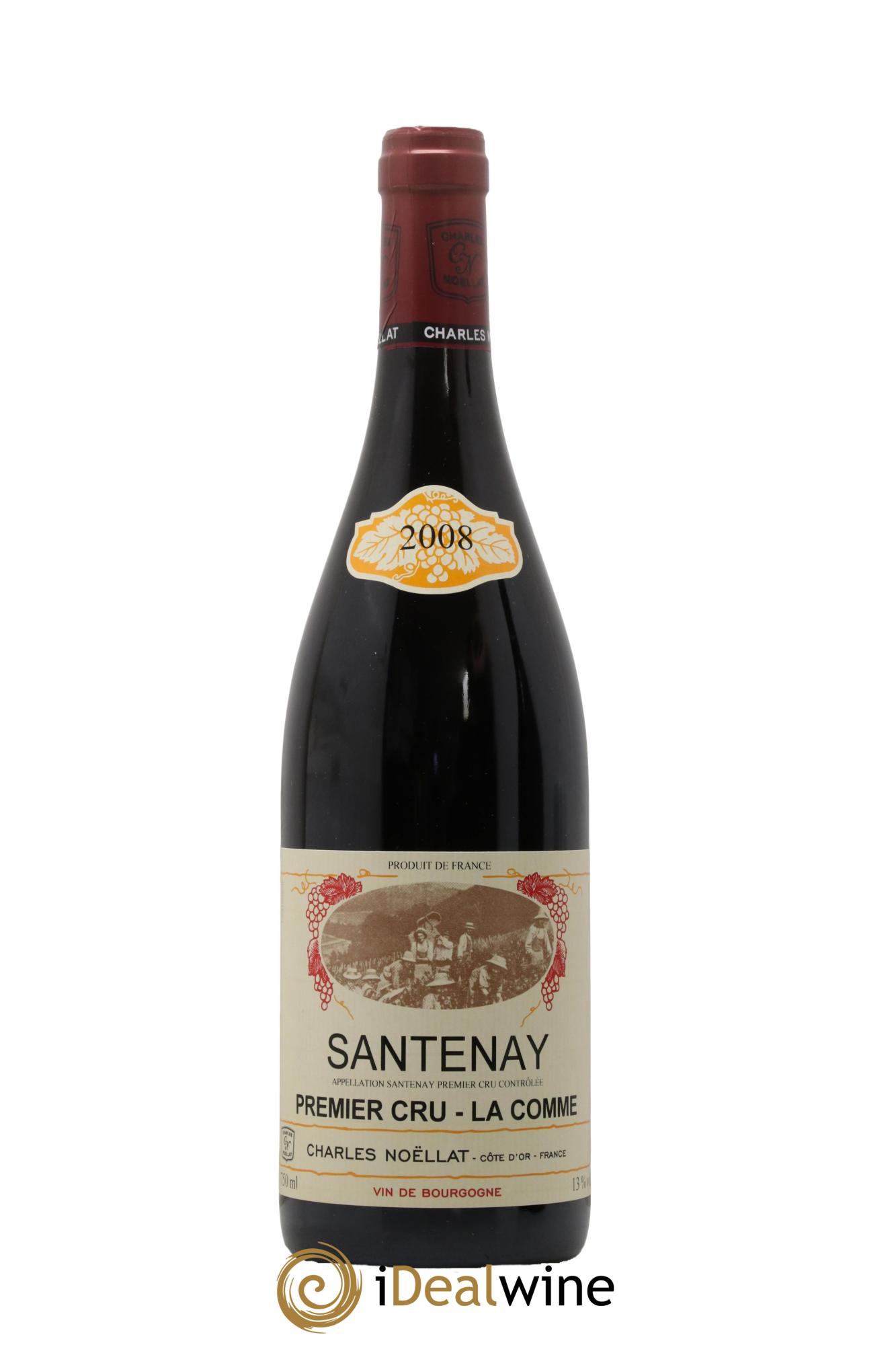 Santenay 1er Cru La Comme Charles Noellat 2008 - Lot de 1 bouteille - 0