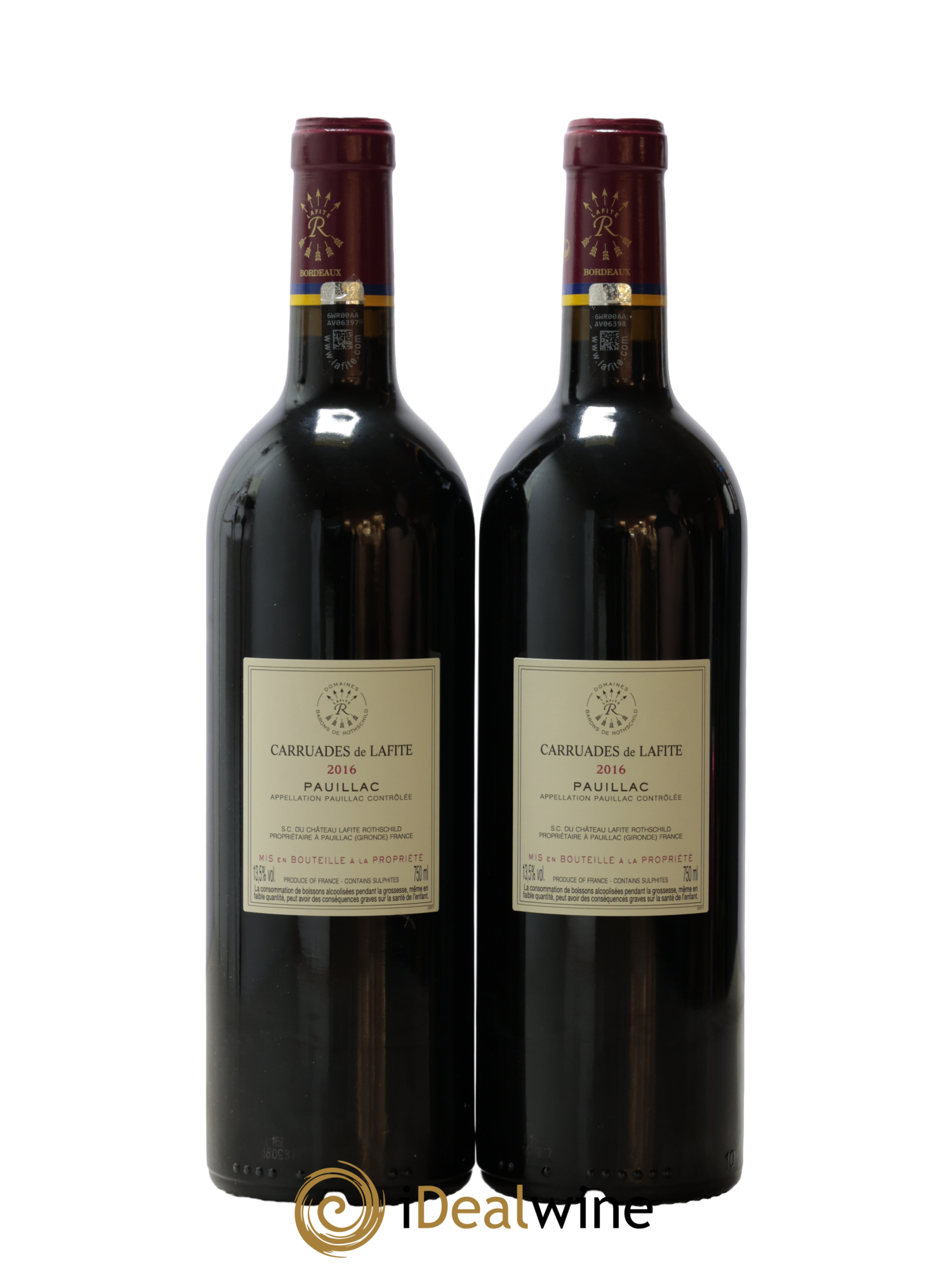 Carruades de Lafite Rothschild Second Vin 2016 - Posten von 2 Flaschen - 1