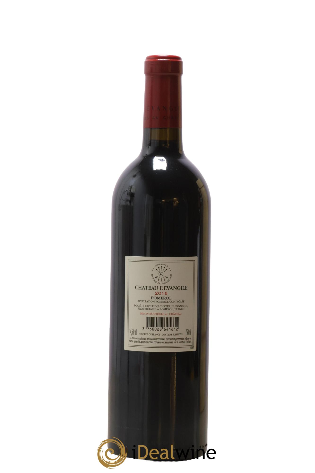 Château l' Évangile 2016 - Lot de 1 bouteille - 2