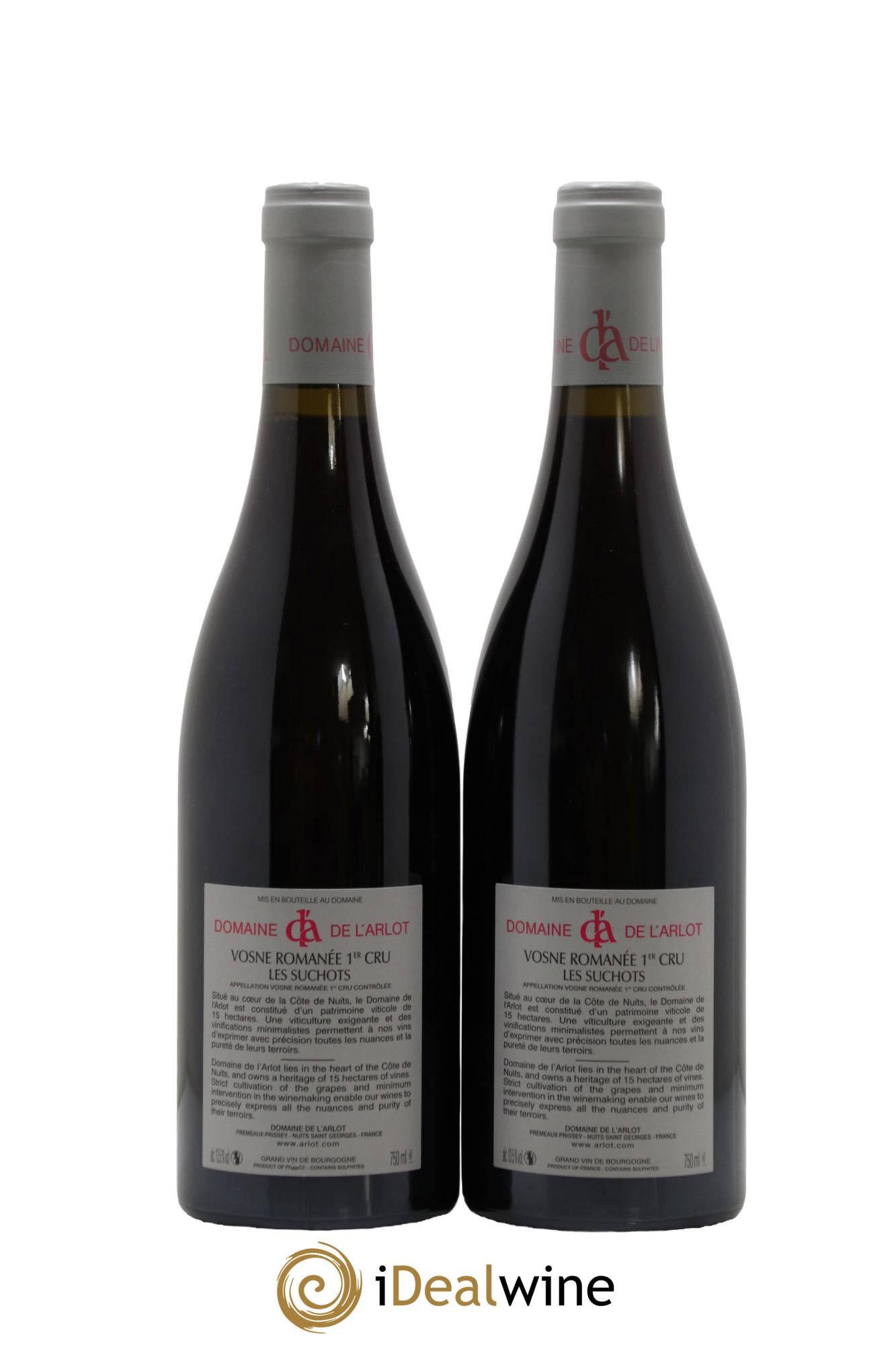 Vosne-Romanée 1er Cru Les Suchots Domaine de l'Arlot 2018 - Lot de 2 bouteilles - 1