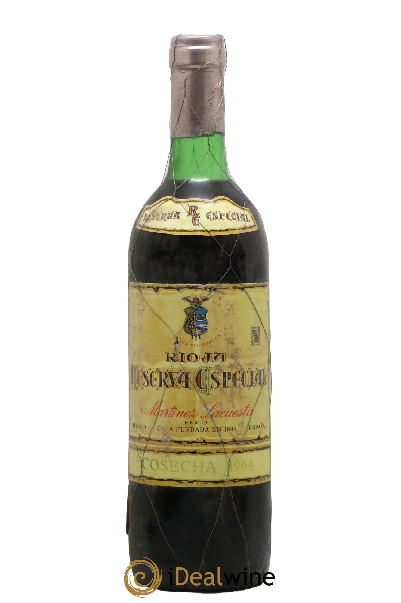 Rioja DOCA Martinez Lacuesta Haro Reserva Especial 1964 - Lot de 1 bouteille - 0