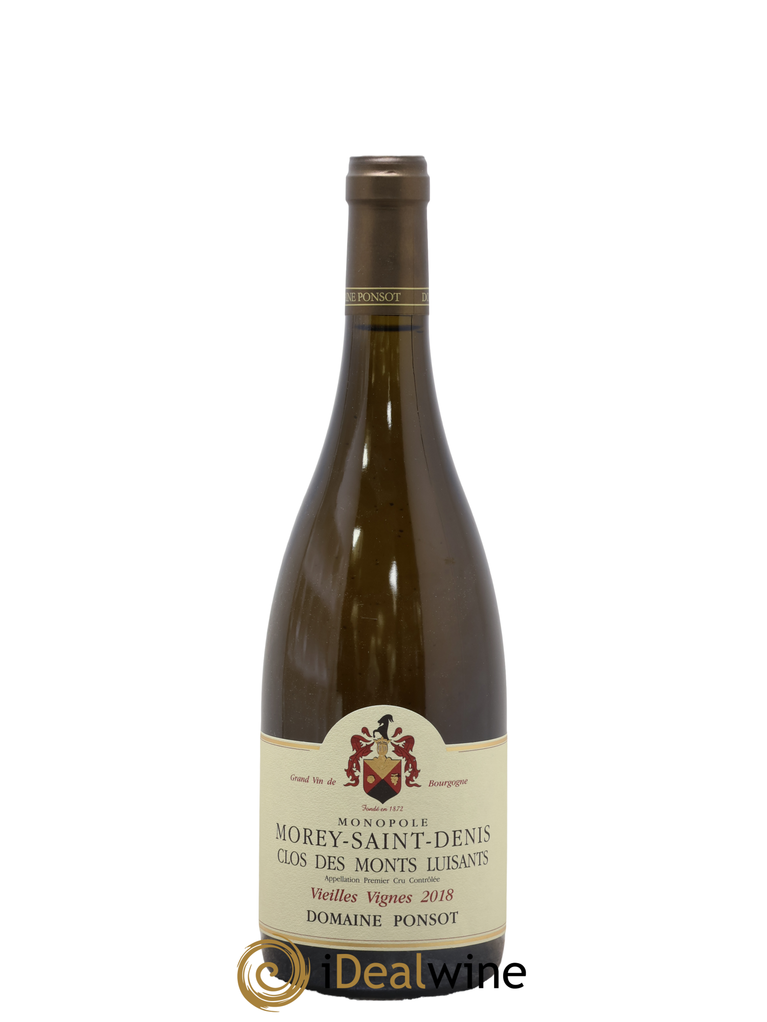Morey-Saint-Denis 1er Cru Clos des Monts Luisants Vieilles Vignes Ponsot (Domaine) 2018 - Lot de 1 bouteille - 0