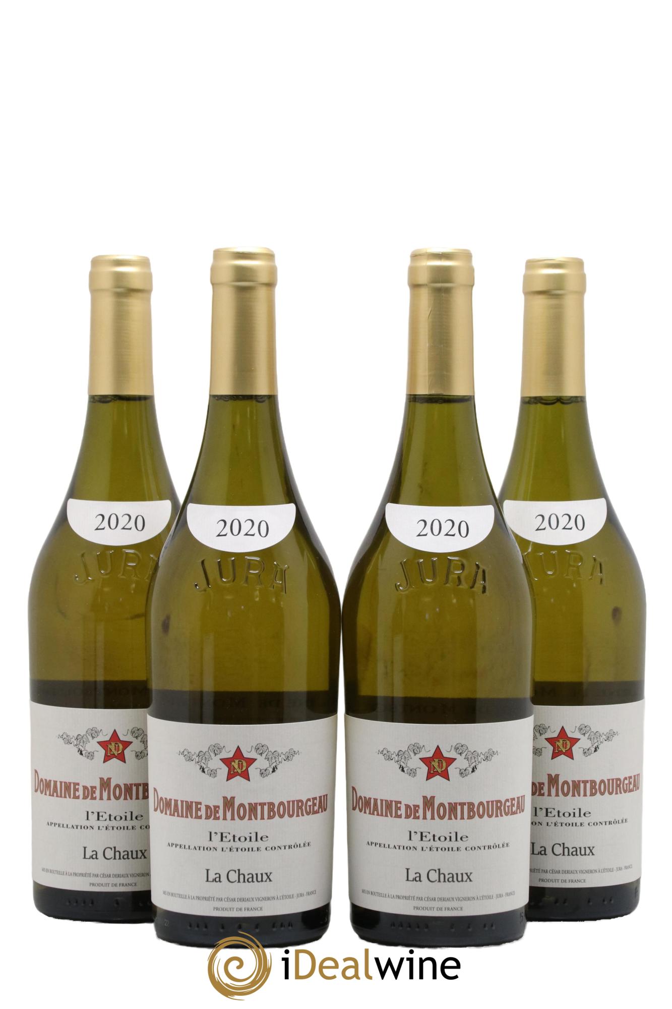 Etoile Chardonnay La Chaux Domaine de Montbourgeau 2020 - Lotto di 4 bottiglie - 0
