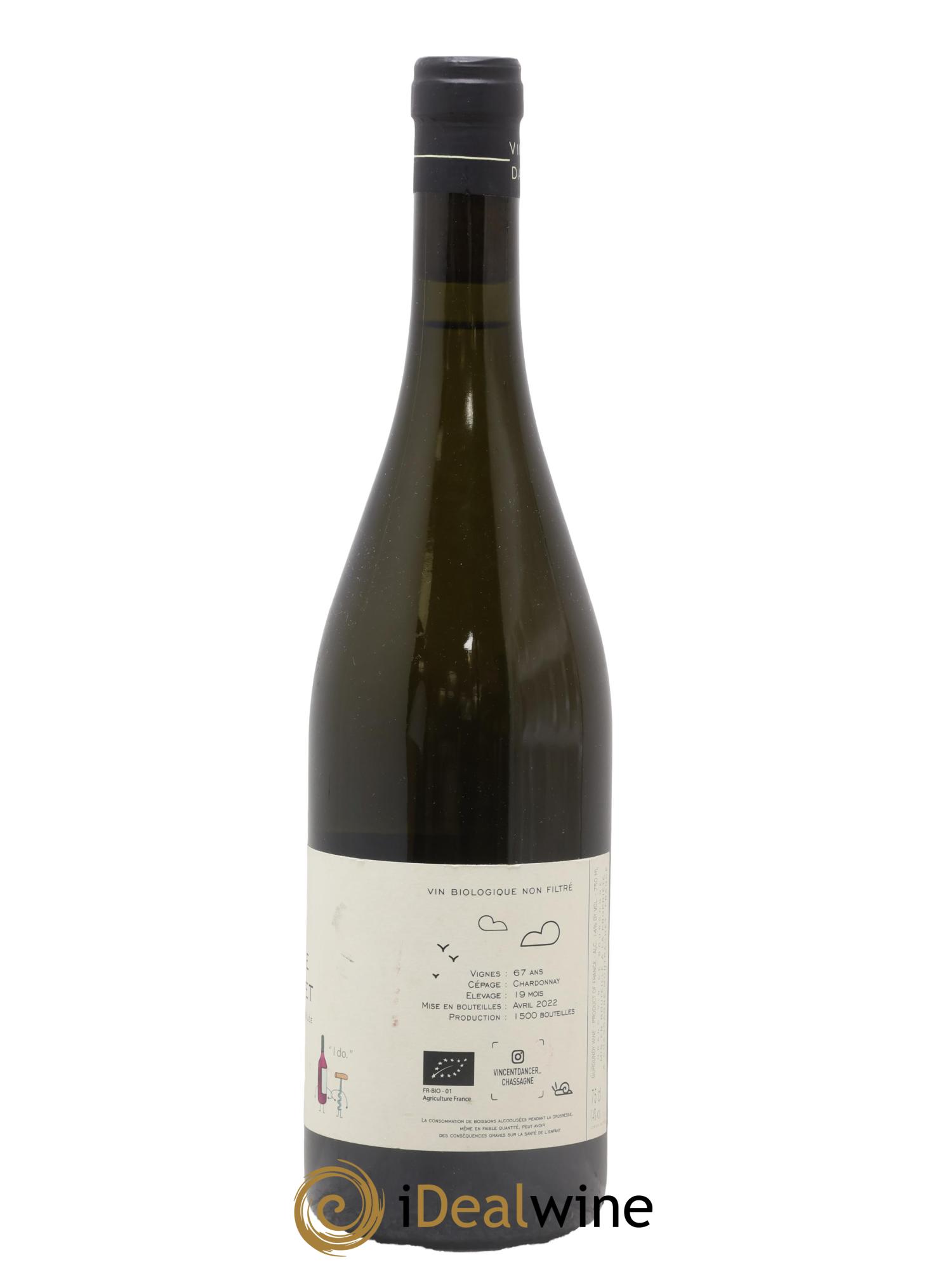 Chassagne-Montrachet 1er Cru (Morgeot) Tête du Clos Vincent Dancer 2020 - Lot de 1 bouteille - 1