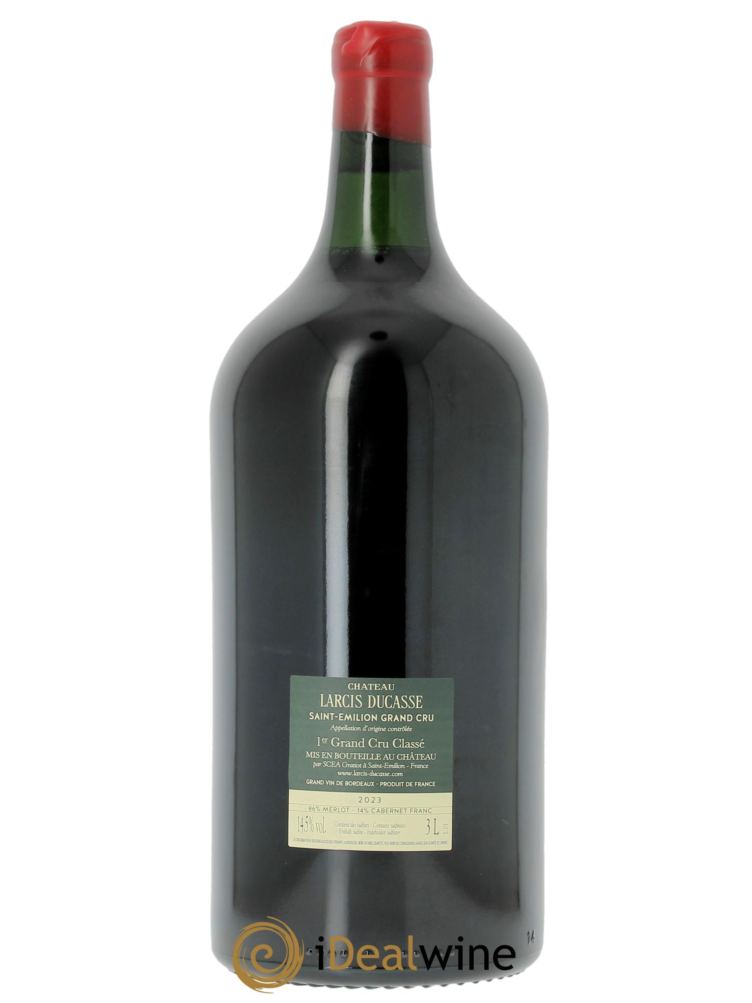 Château Larcis Ducasse 1er Grand Cru Classé B  2023 - Lot of 1 double magnum - 2