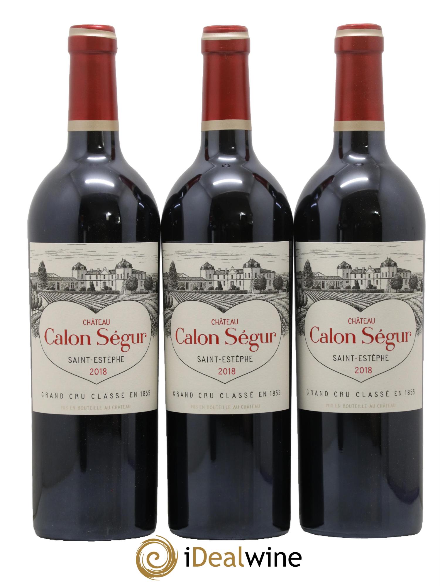 Château Calon Ségur 3ème Grand Cru Classé 2018 - Lot de 6 bouteilles - 1