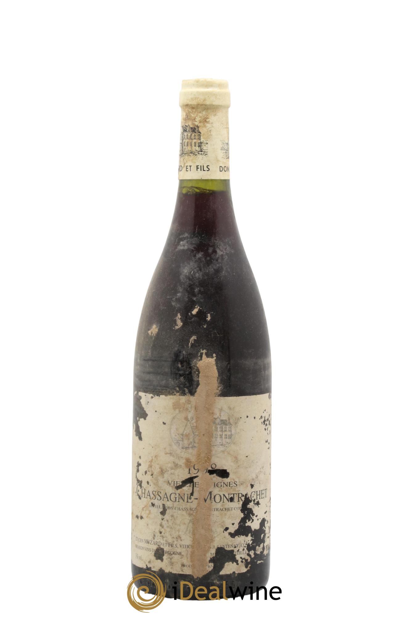 Chassagne-Montrachet Vieilles Vignes Lucien Muzard Et Fils 1998 - Lot de 1 bouteille - 0