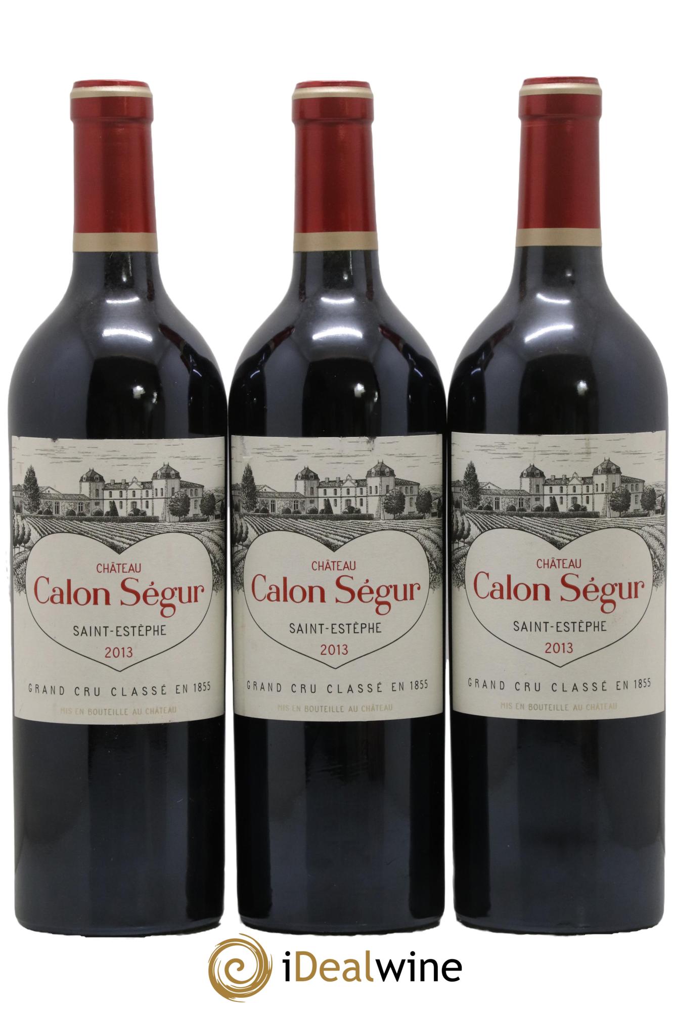 Château Calon Ségur 3ème Grand Cru Classé 2013 - Lot de 3 bouteilles - 0