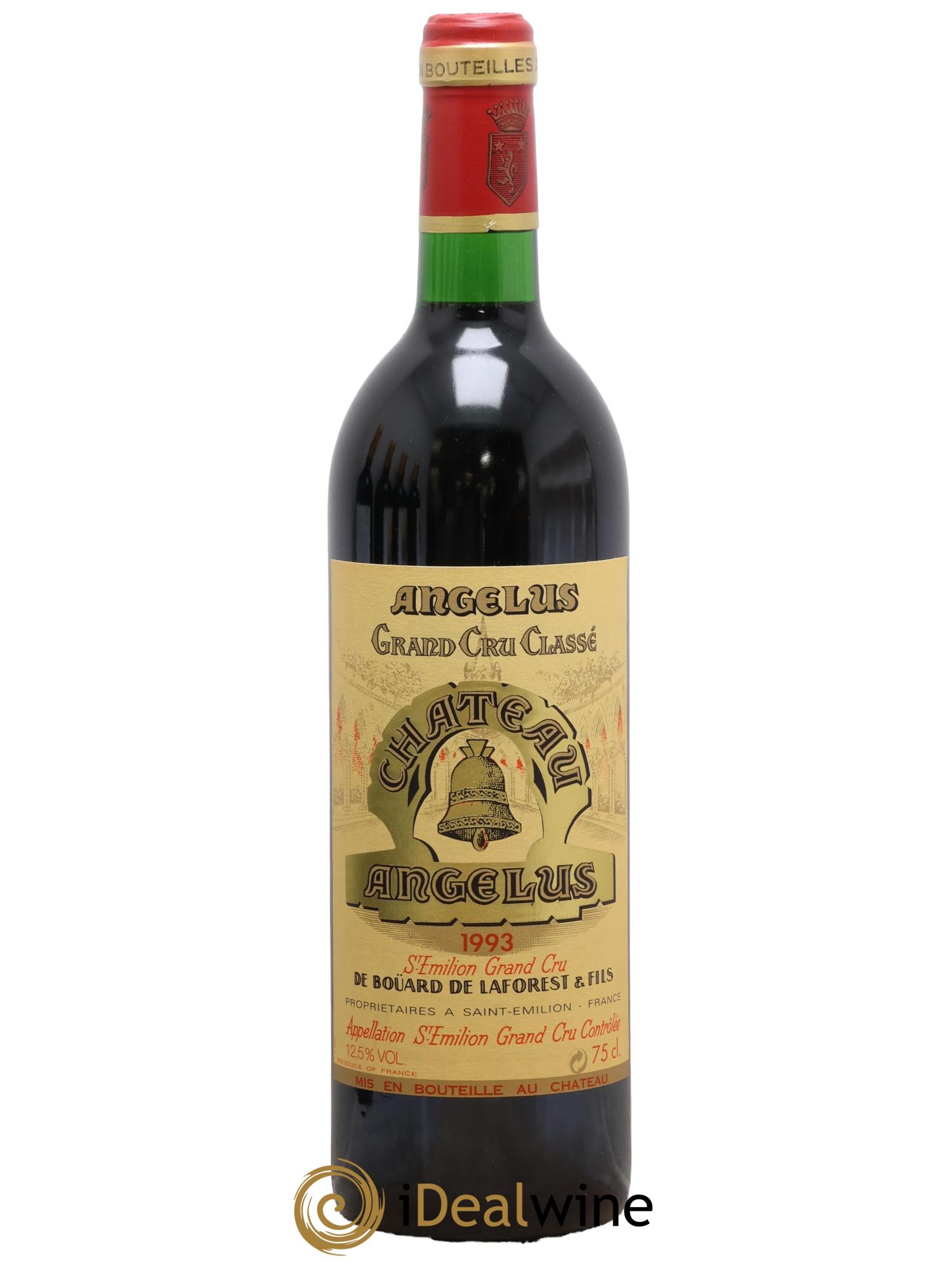Château Angélus 1er Grand Cru Classé A 1993 - Lot of 1 bottle - 0