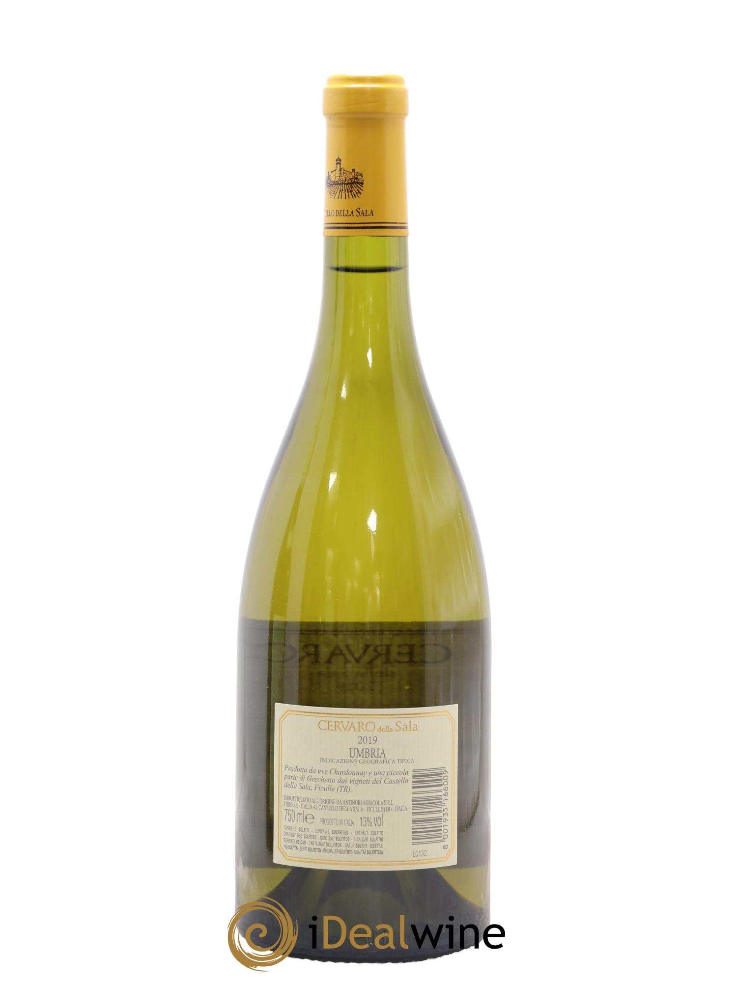 Umbria IGT Cervaro della Sala Castello della Sala - Marchesi Antinori 2019 - Lotto di 1 bottiglia - 1