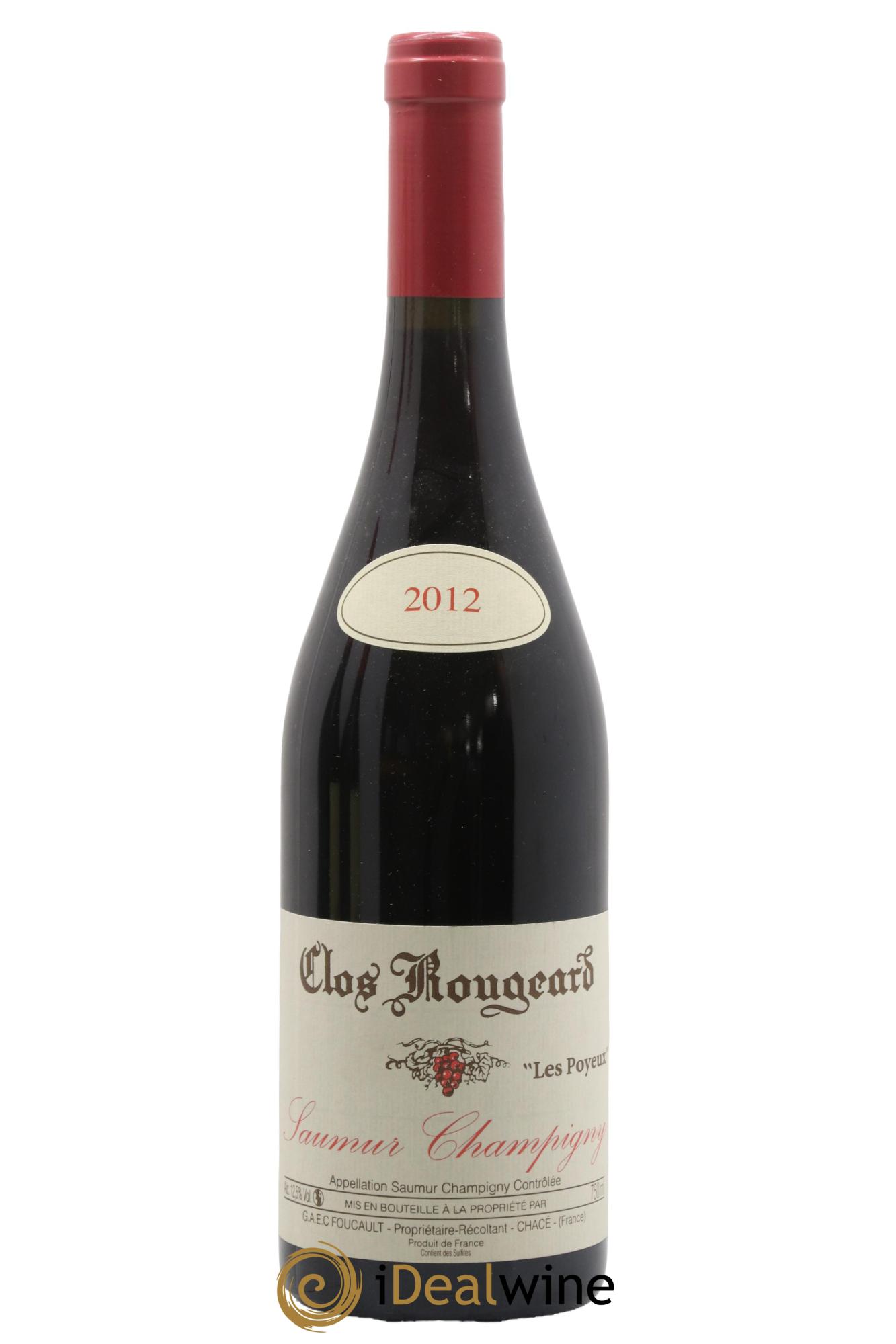Saumur-Champigny Les Poyeux Clos Rougeard 2012 - Lot de 1 bouteille - 0