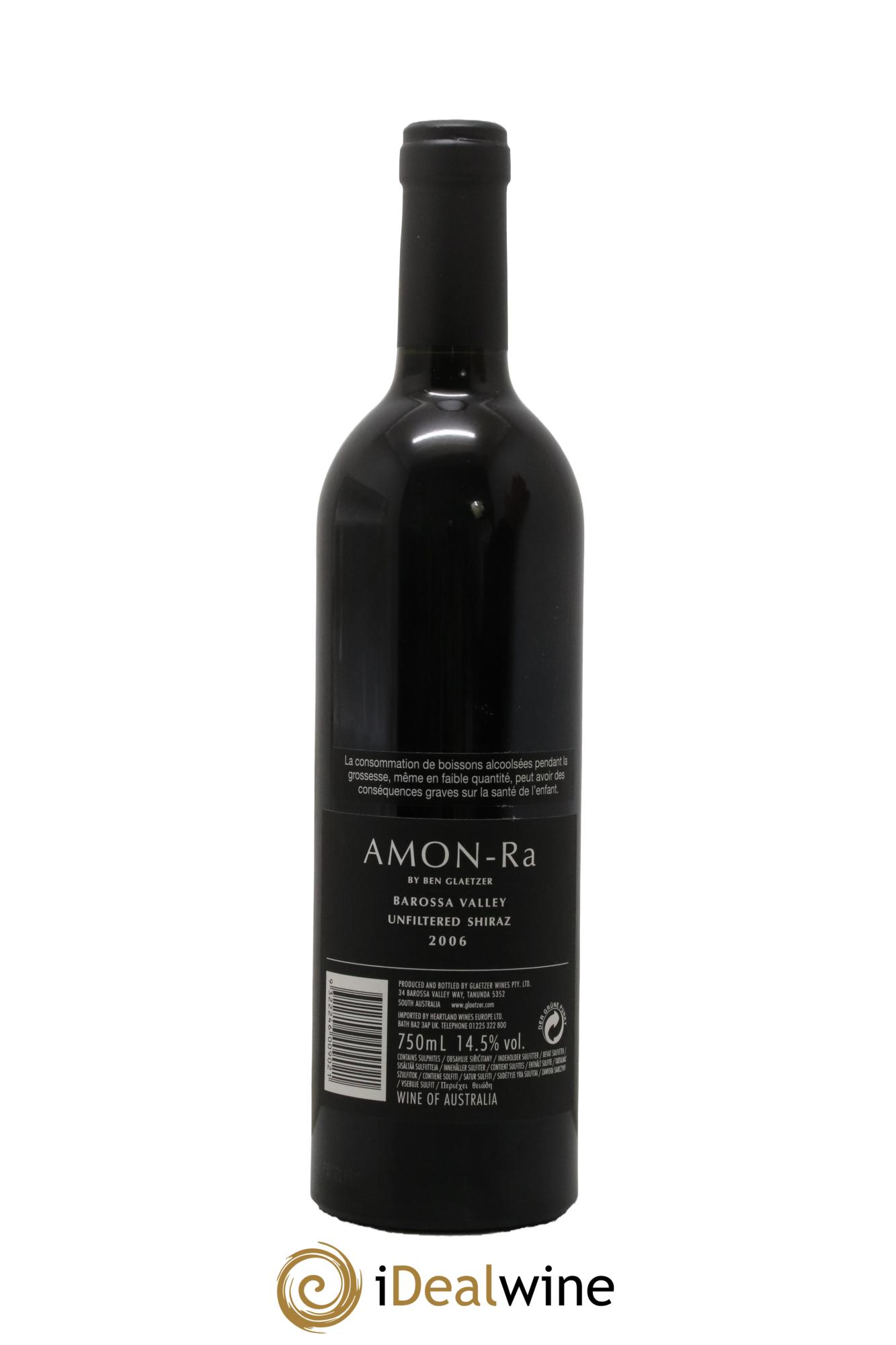 Barossa Valley Amon-Ra Ben Glaetzer 2006 - Lot de 1 bouteille - 1