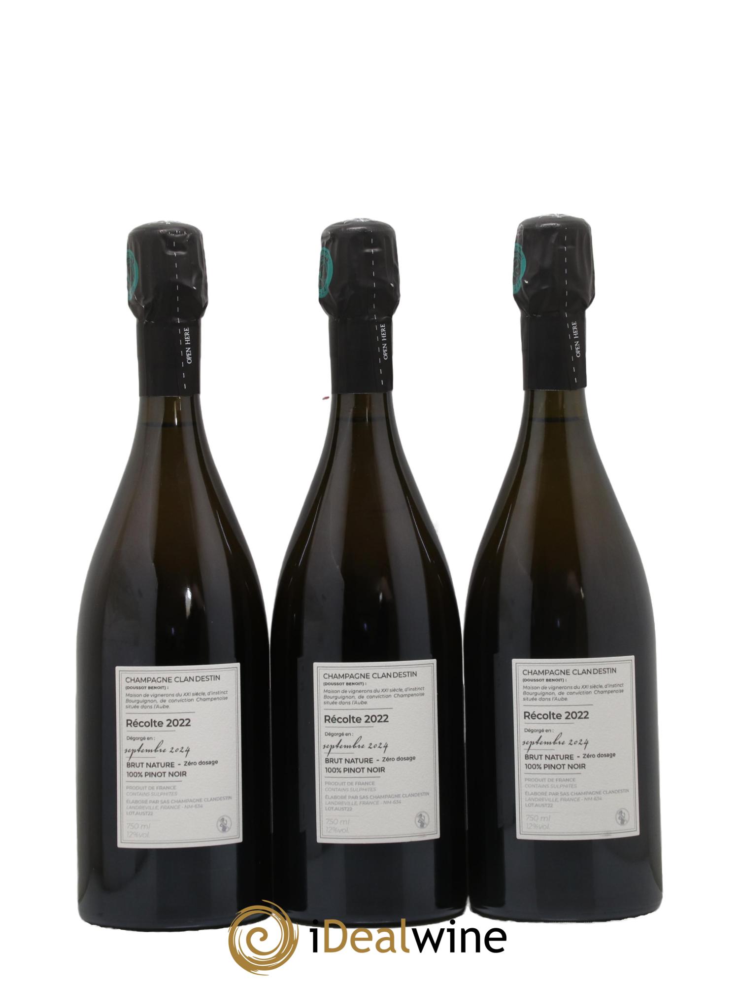 Austral Brut Nature Clandestin 2022 - Lot de 3 bouteilles - 1