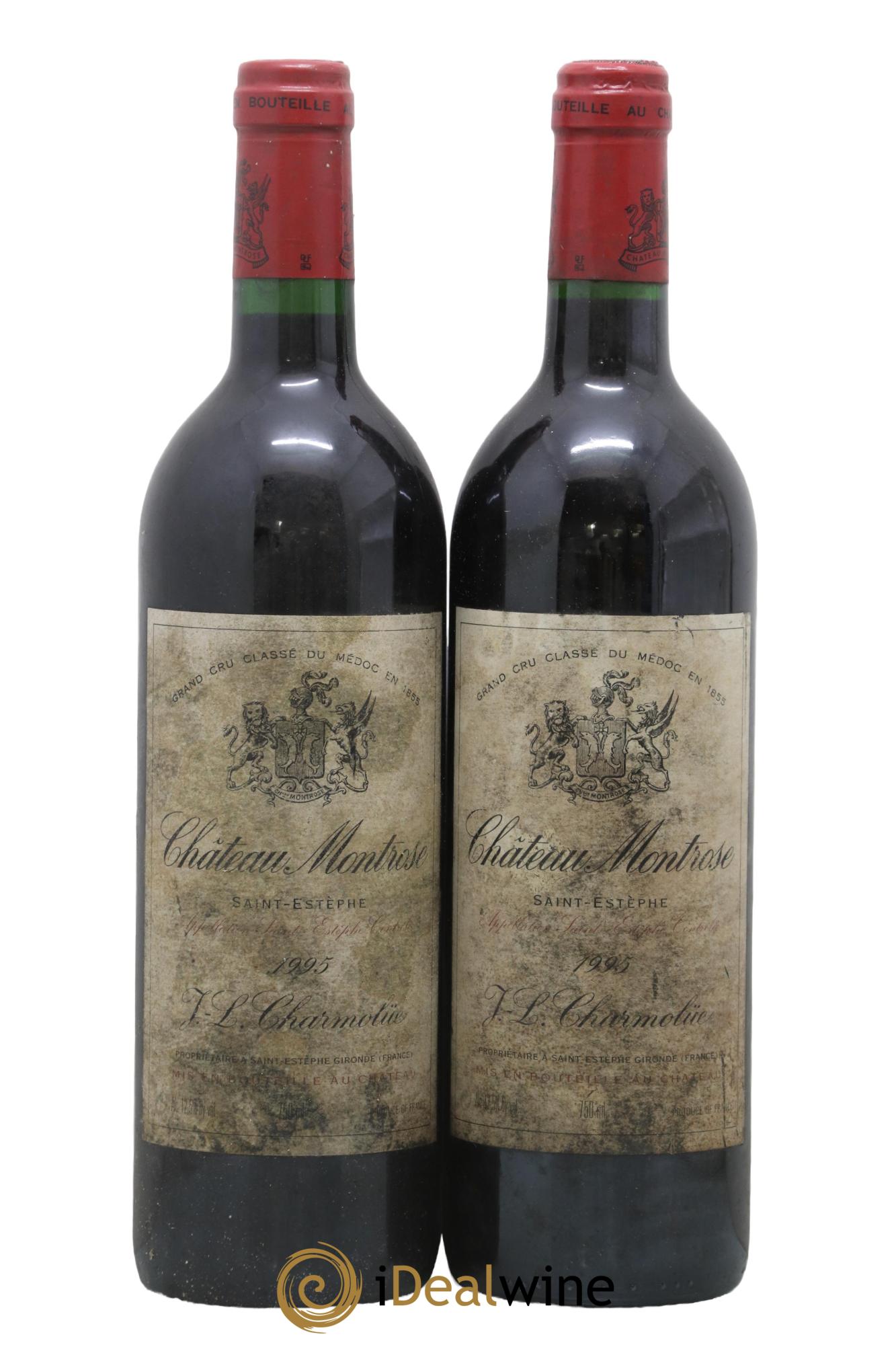Château Montrose 2ème Grand Cru Classé 1995 - Lot de 2 bouteilles - 0