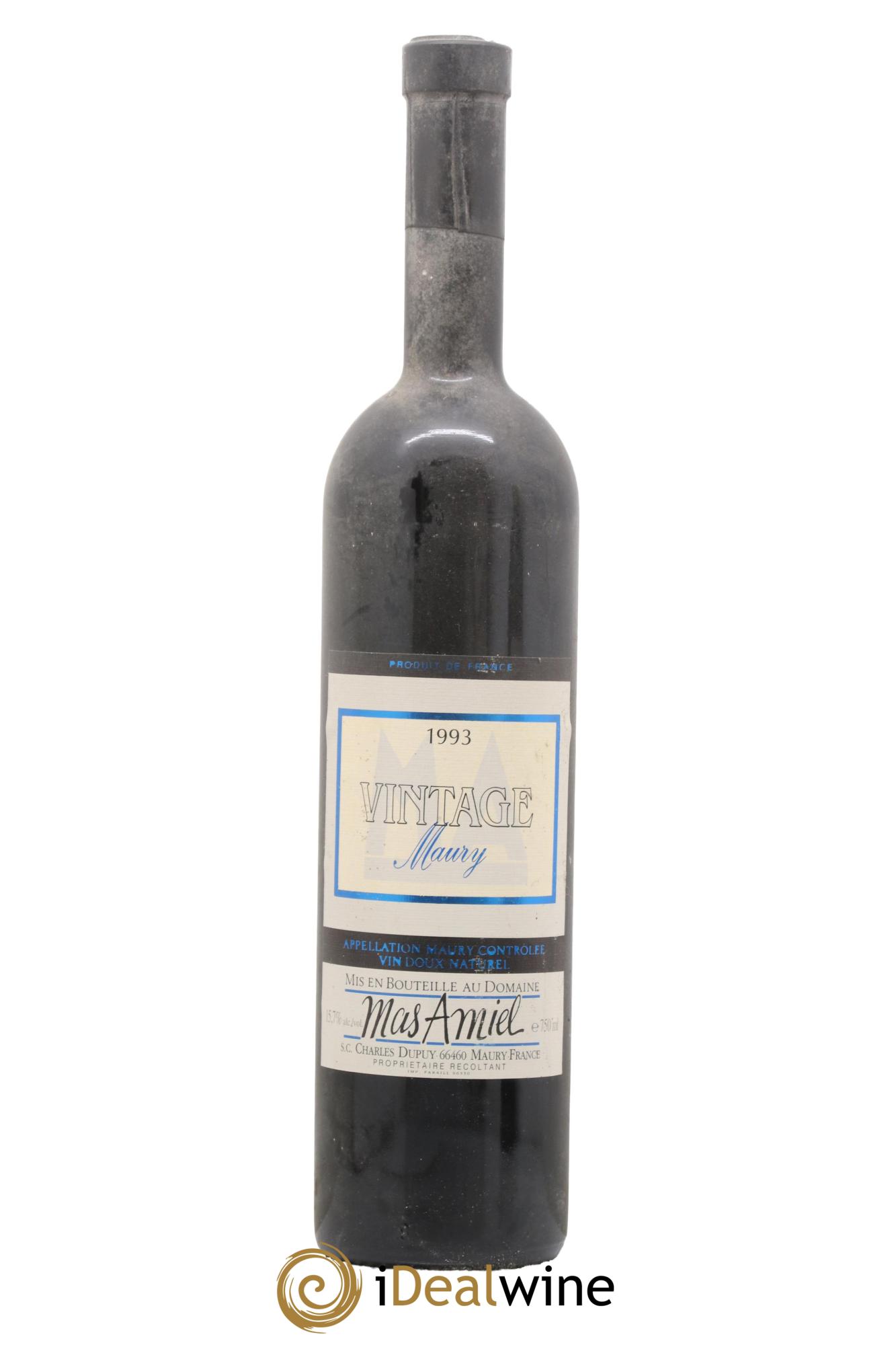 Maury Mas Amiel Vintage 1993 - Lot of 1 bottle - 0