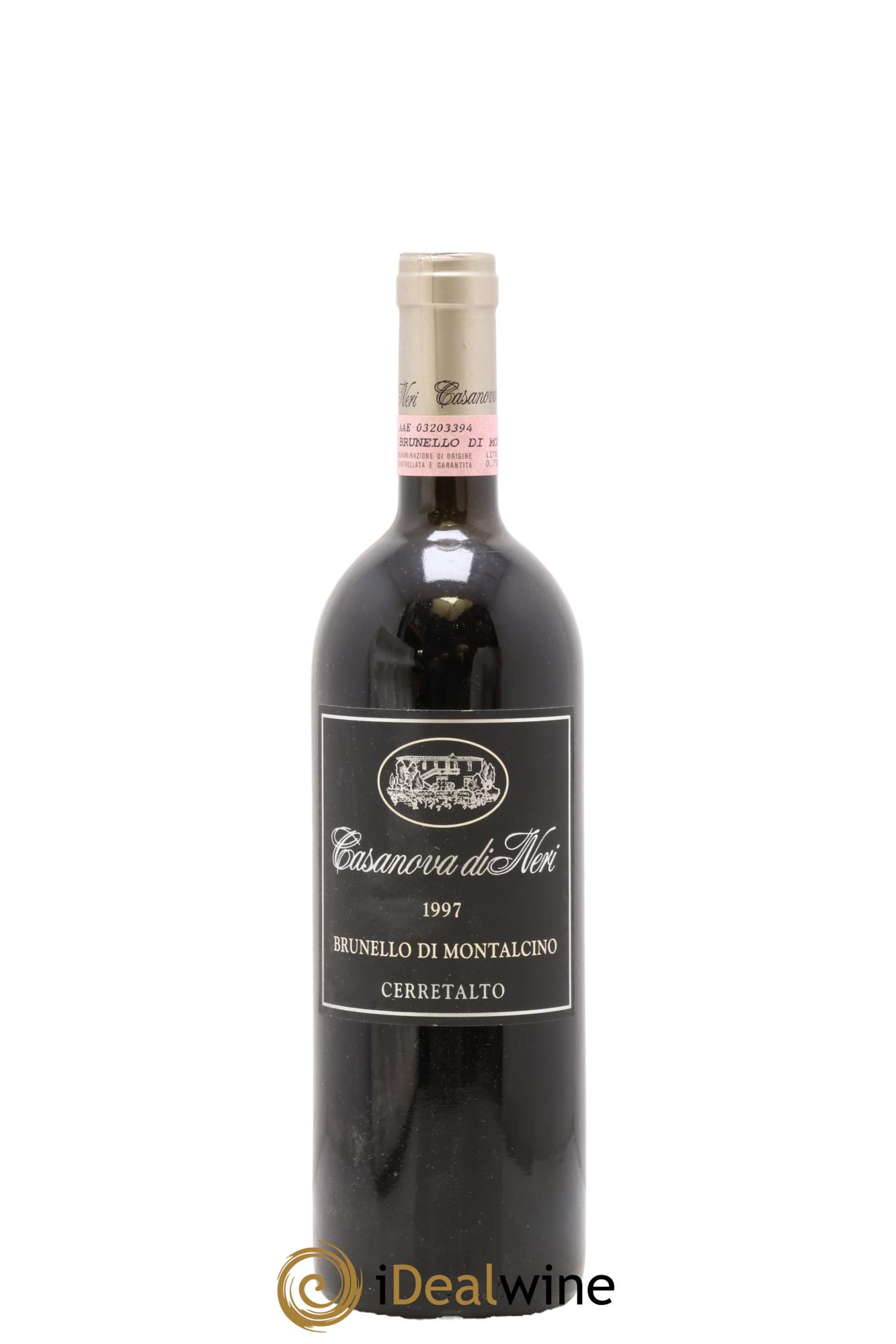 Brunello di Montalcino DOCG Cerretalto Casanova di Neri - Giacomo Neri 1997 - Lot de 1 bouteille - 0