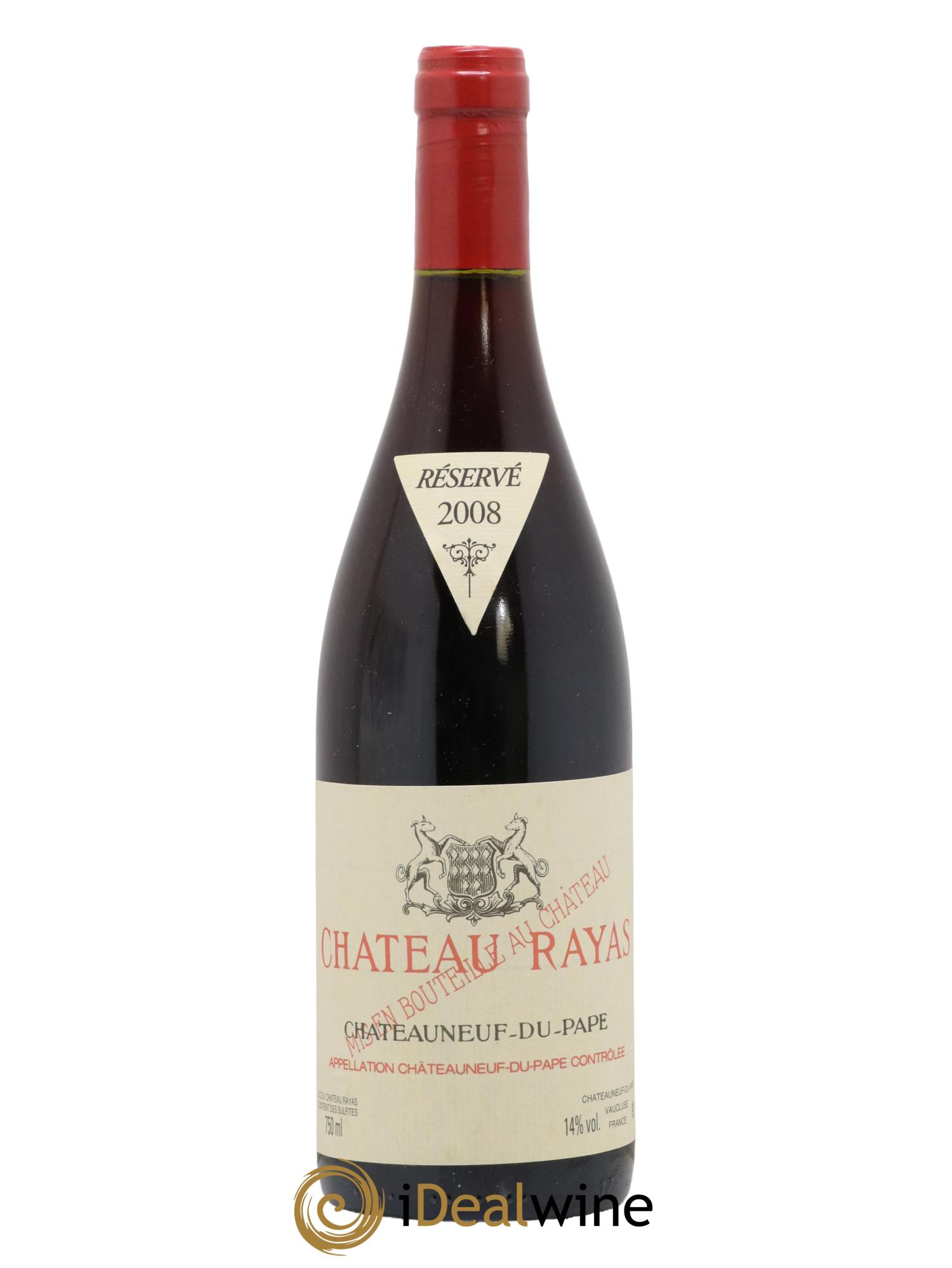 Châteauneuf-du-Pape Château Rayas Emmanuel Reynaud 2008 - Lot de 1 bouteille - 0
