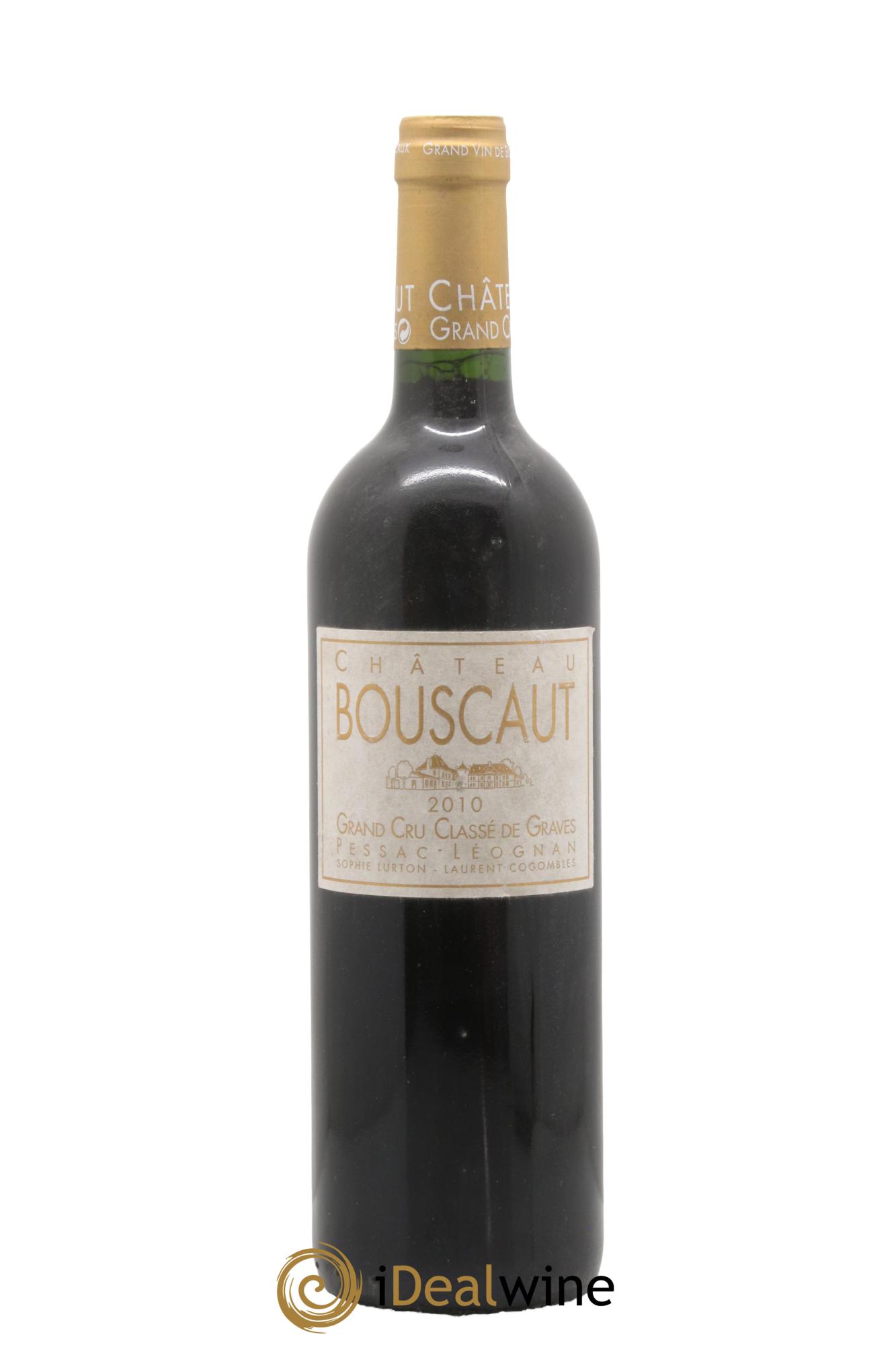 Château Bouscaut Cru Classé de Graves 2010 - Lot de 1 bouteille - 0