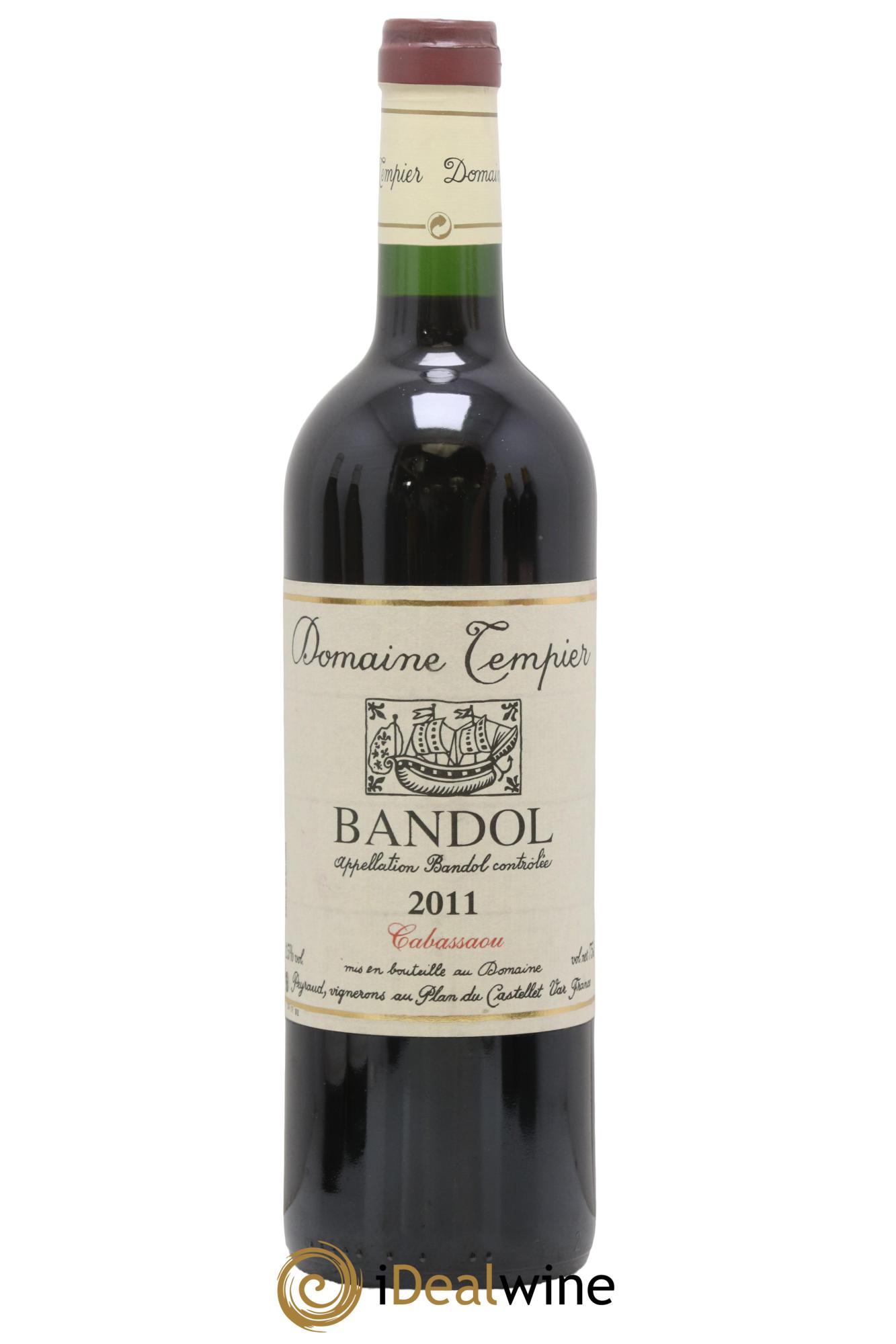 Bandol Domaine Tempier Cuvée Cabassaou Famille Peyraud 2011 - Lot de 1 bouteille - 0