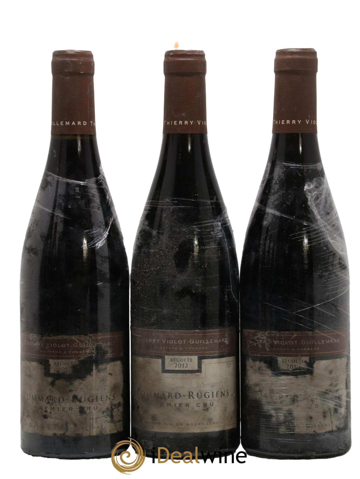 Pommard 1er Cru Rugiens Violot-Guillemard 2012 - Lot de 3 bouteilles - 0
