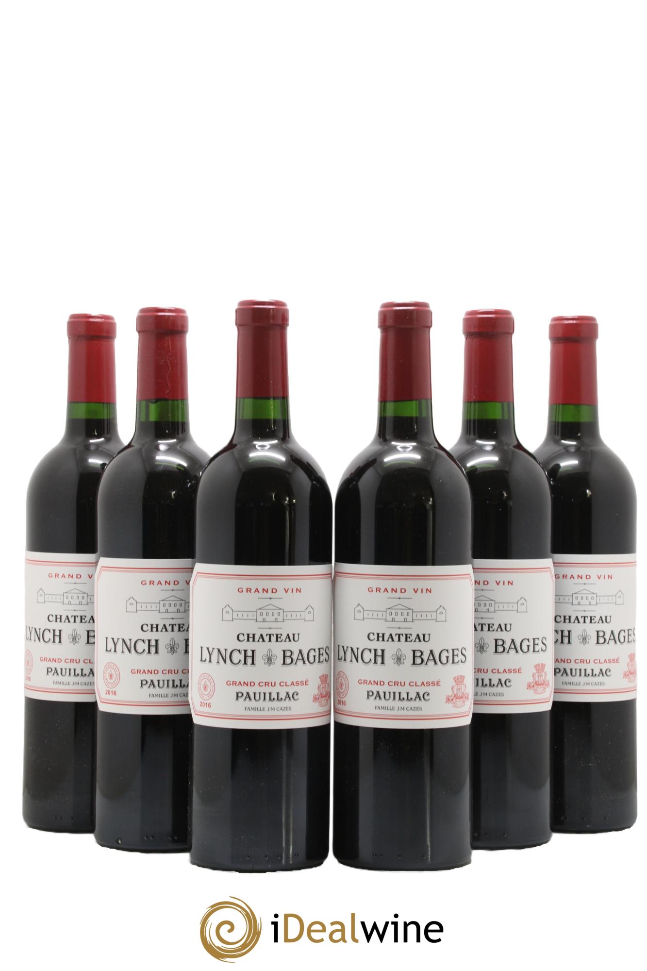 Château Lynch Bages 5ème Grand Cru Classé 2016 - Lotto di 6 bottiglie - 0